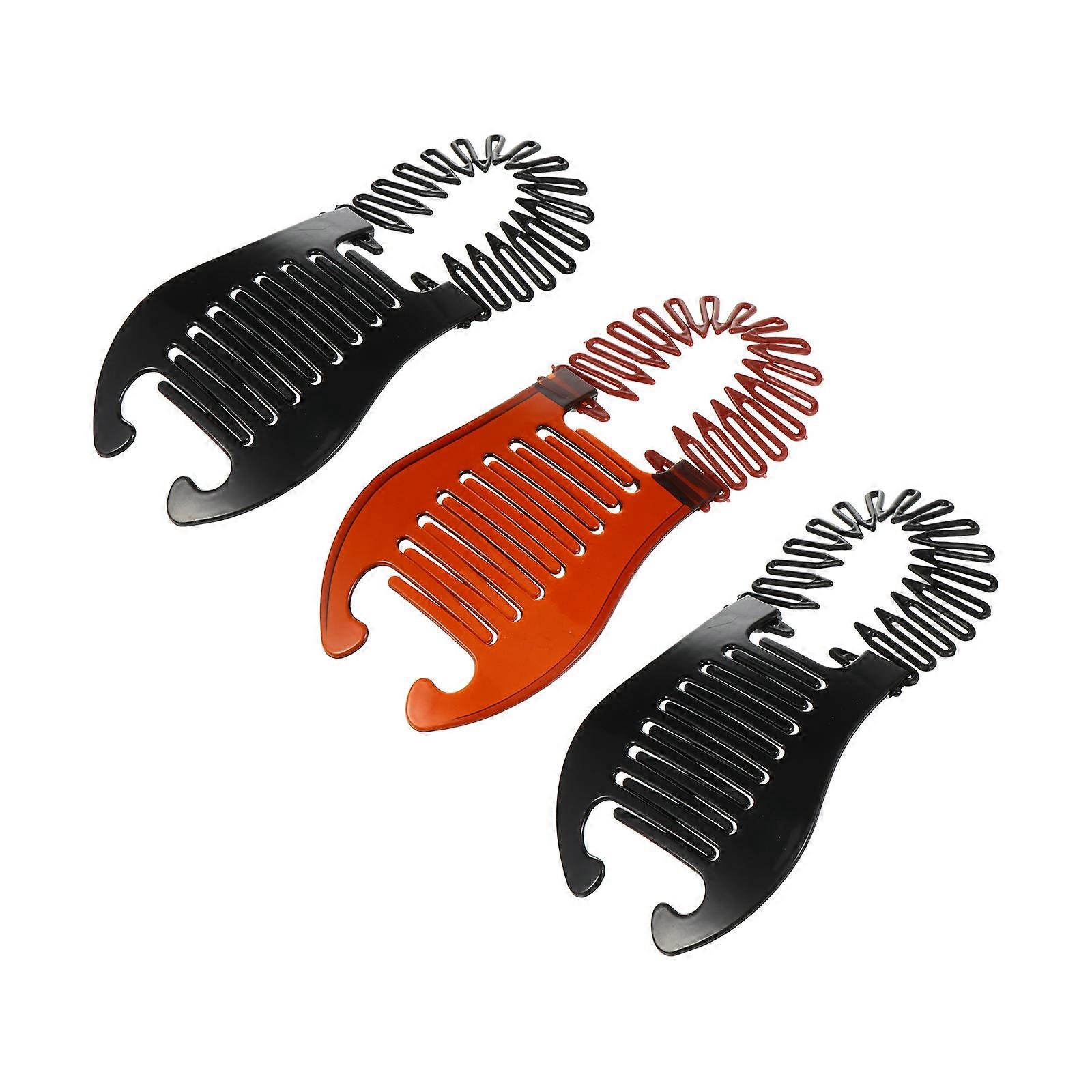 Durable Banana Hair Clamps for Women's Hair Styling in Assorted Color for Washing and Daily Use 6Pcs