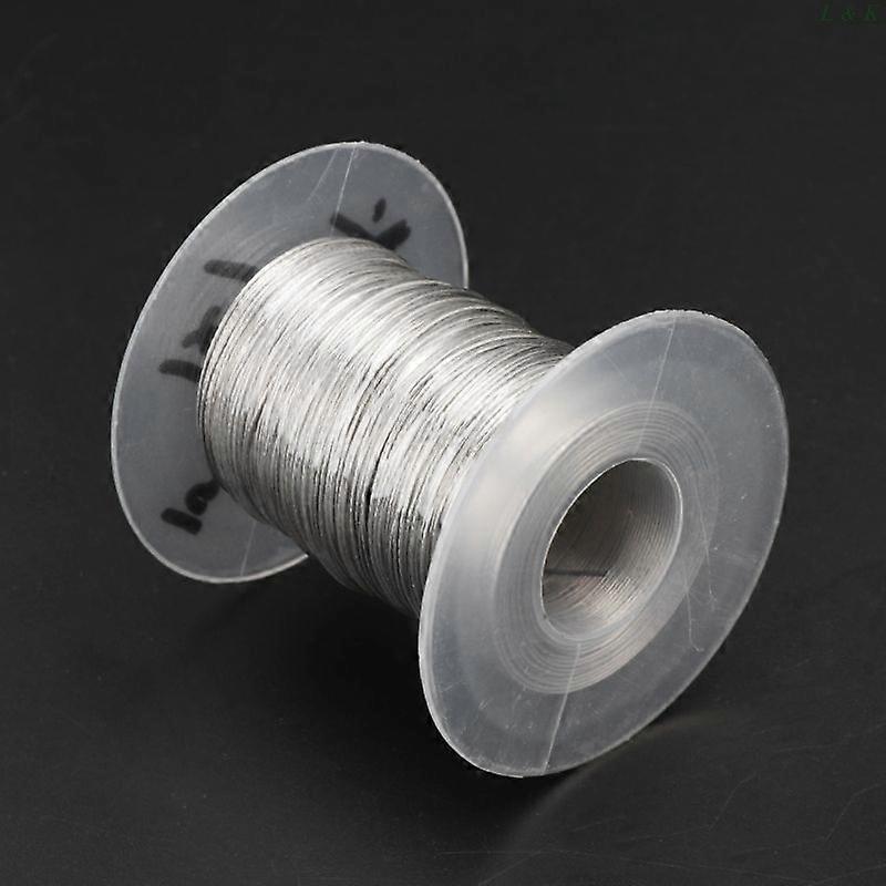 100m 304 Stainless Steel Rope Soft Fishing Lifting Cable 1Ã\u0097 7 Underwear With 30 Aluminum Clamps