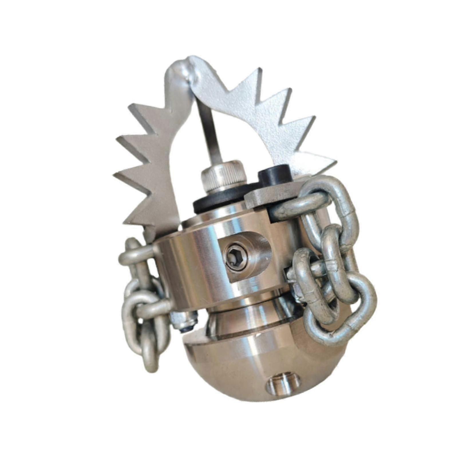 Sewer Nozzle Sewer Jetter Nozzle Rotating Drain Steel Pipe Unclogging Adapter High Pressure Drain Sewer Jetter Nozzle