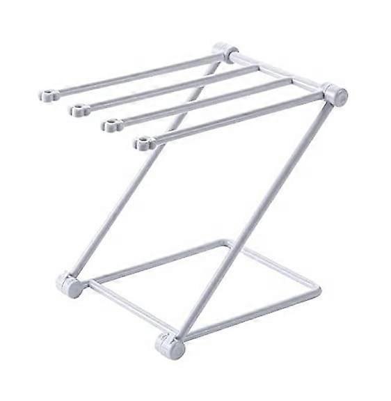 Portasciugamani Folding Kitchen Towel Rack, Vertical Wall-Mounted Towel Holder, Large Size Towel Storage Organizer