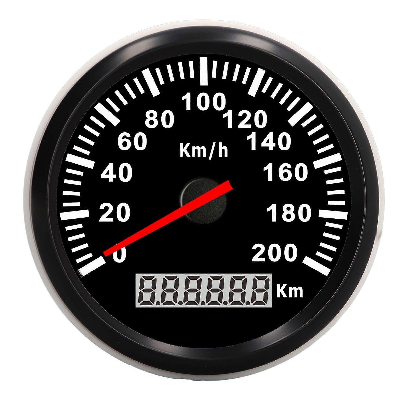 speedometer odometer gauge 85mm 3.35in IP67 waterproof for yacht boat