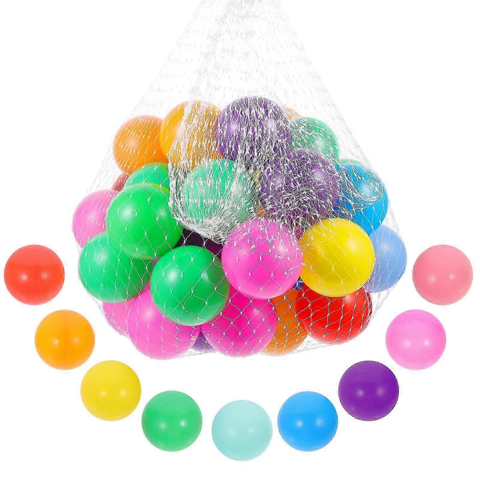 50Pcs Creative Round Shaped Ocean Balls Crush Proof Balls Children Pits Balls