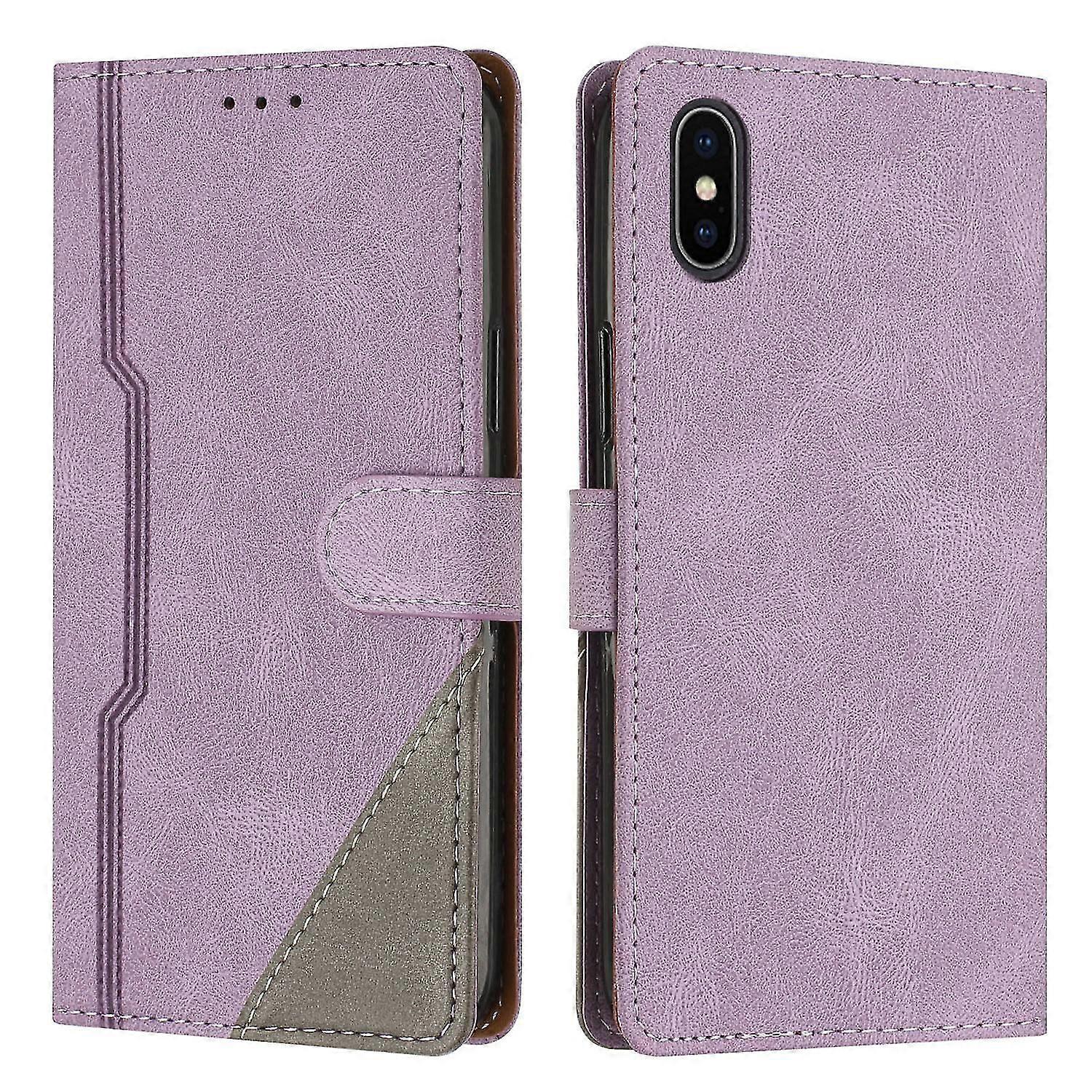 Leather Magnetic Clasp Case with Flip Wallet Stand Function Cover for