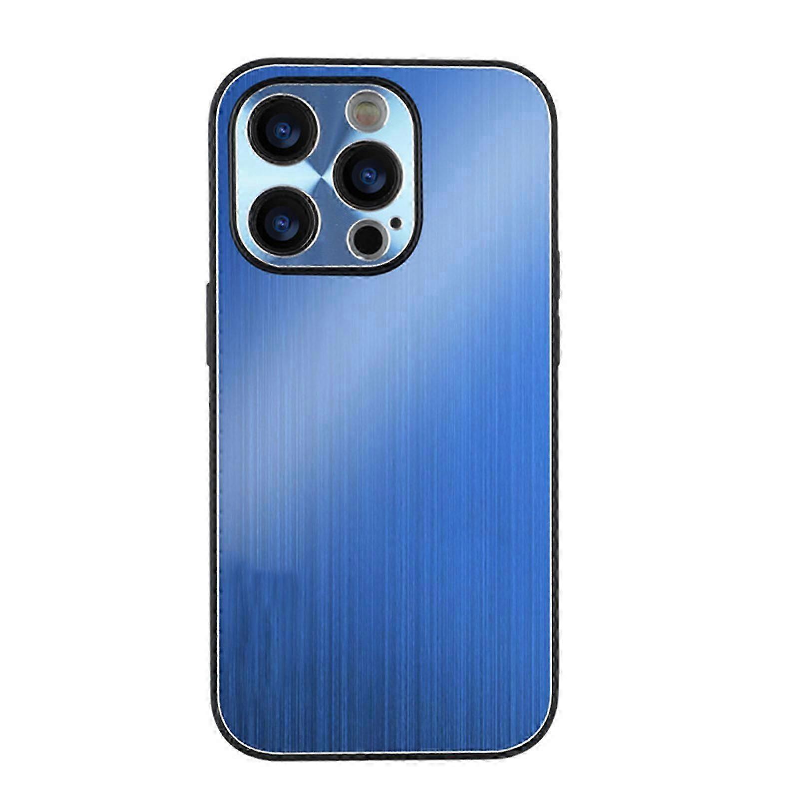 لهاتف iPhone 15 Pro Max / 15 جراب فائق اللمعان معدني مصقول خلفي ناعم من السيليكون حماية عدسة حماية نحيفة غطاء مقاوم للصدمات