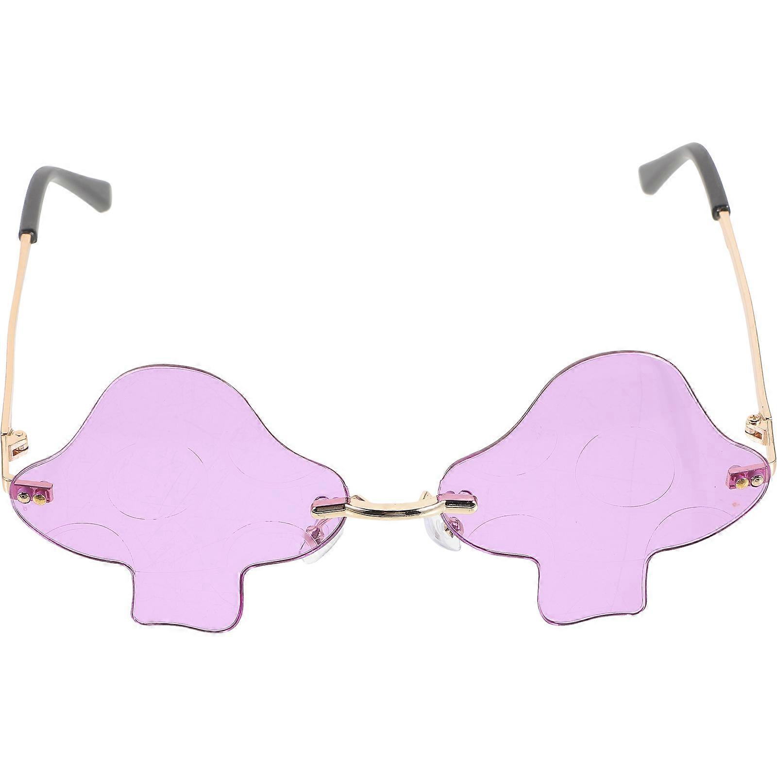 Minimalist Women Sunglasses Irregular Shape Ideal For Biking And Running Available In Violet With UV400 Protection In 1Pack