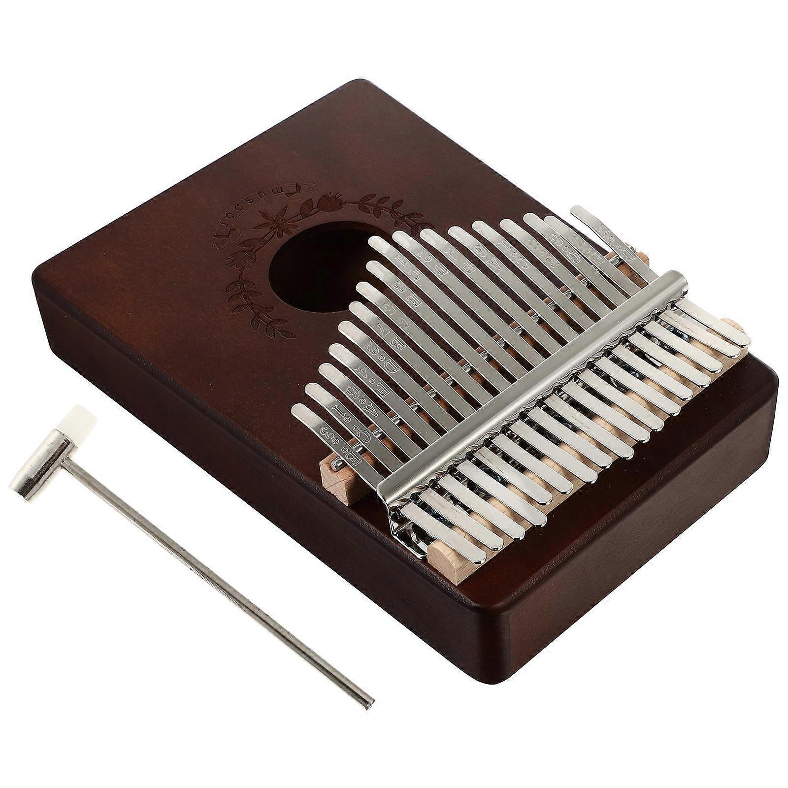 Portable Thumb Piano Durable Kalimba Finger Piano for Beginners with Material 1 Set