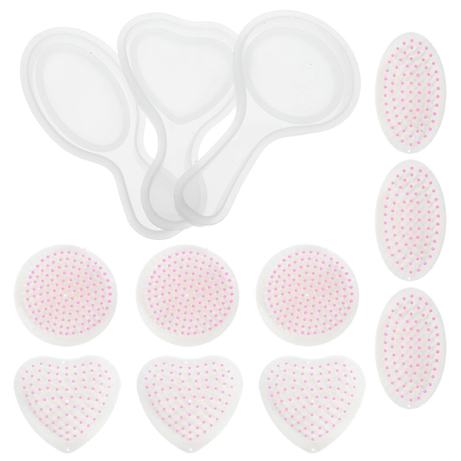 Diy Silicone Molds 12Pcs Comb Making Convenient Casting Mold For Home Use And Family Members Featuring Assorted Color And Simple Design