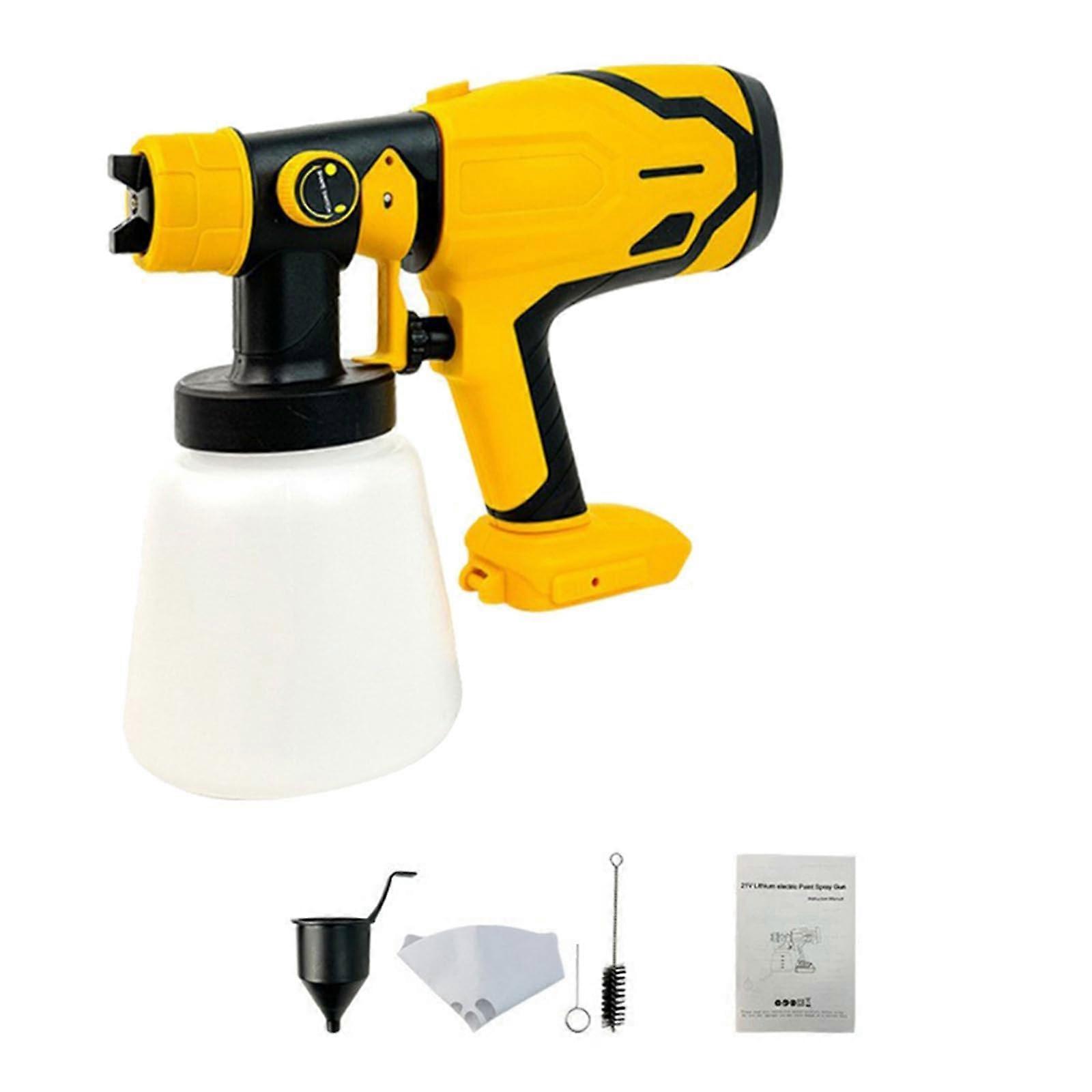 High-Capacity Paint Sprayer Electric Spray Gun With 3 Pattern Settings And Adjustable Flow For Furniture And Home Improvement