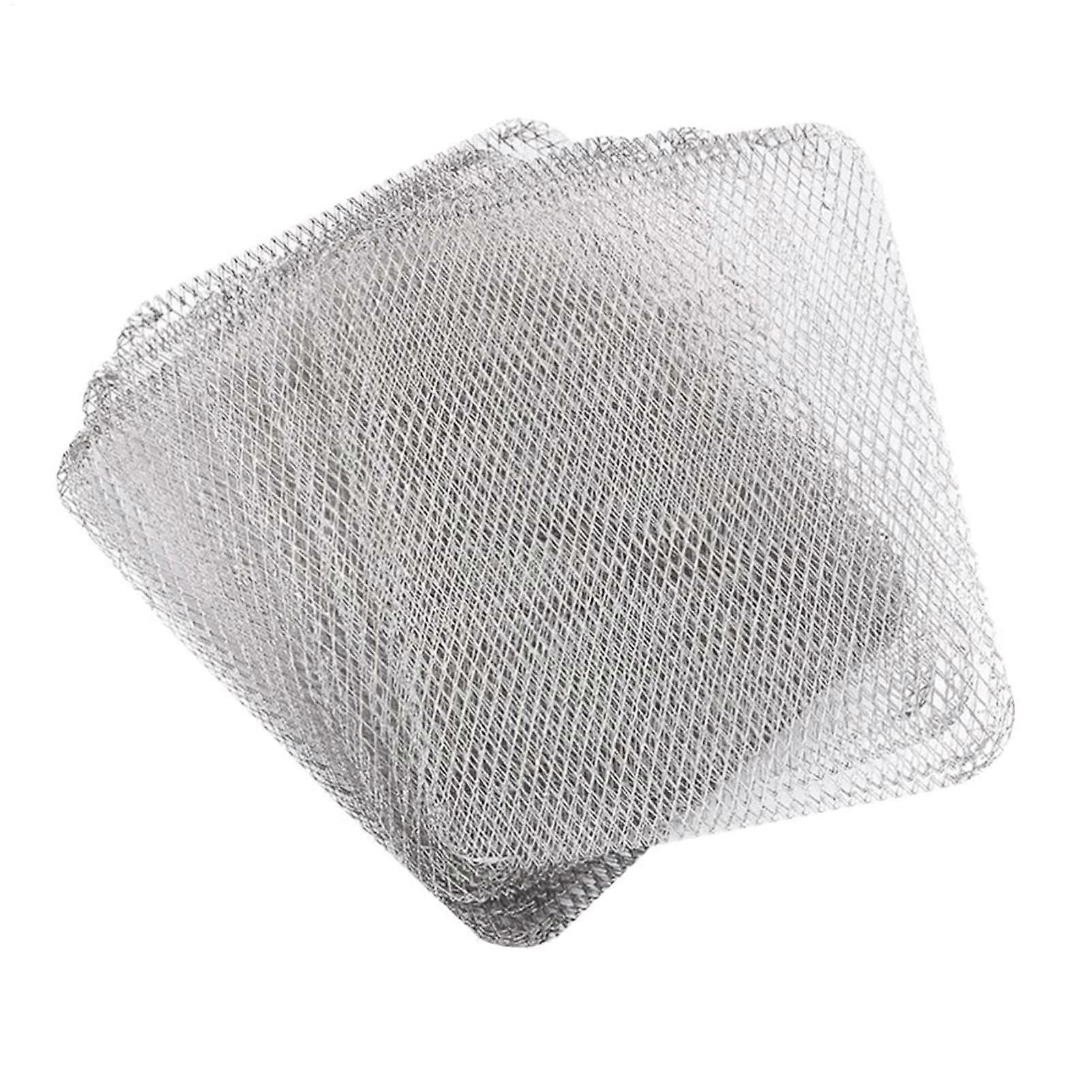 Grill mat made of mesh, for camping, 10 pieces, mesh grid, net, nonstick coated, for food, BBQ, for campfires, garden picnics, hiking