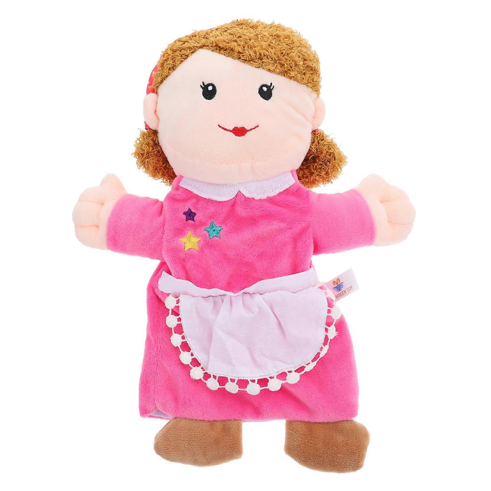 Hand puppet made of plush for children, enchanting storytelling toy for interaction and creativity