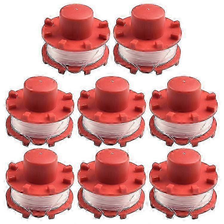 8Pcs Spool Compatible For Einhell 3405096 Lawn Mower Replacement Grass Trimmer Wire Reel Edition 0812