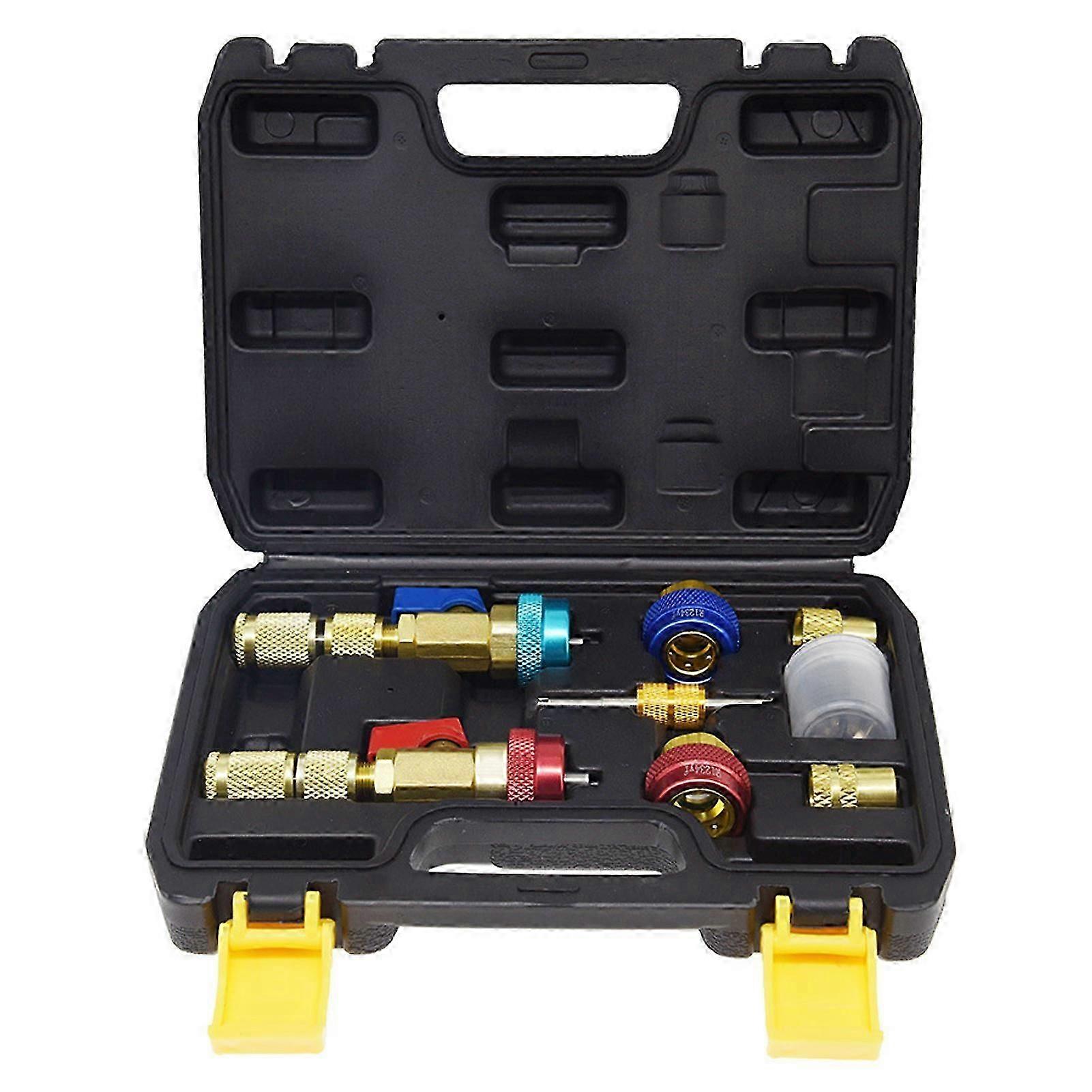 R134A R1234YF R22 Valve Core Remover Installer Tool Kits for usehold and Auto...