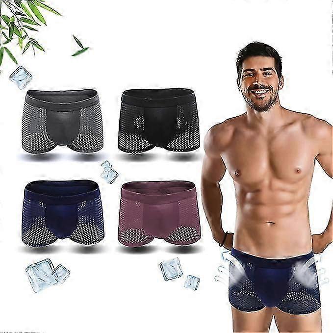 Bamboo Boxer Briefs,Boxhero Bamboo Boxers Shorts Men-For All-Day Comfort,Bamboo Underwear Men,Bamboo Shorts Men