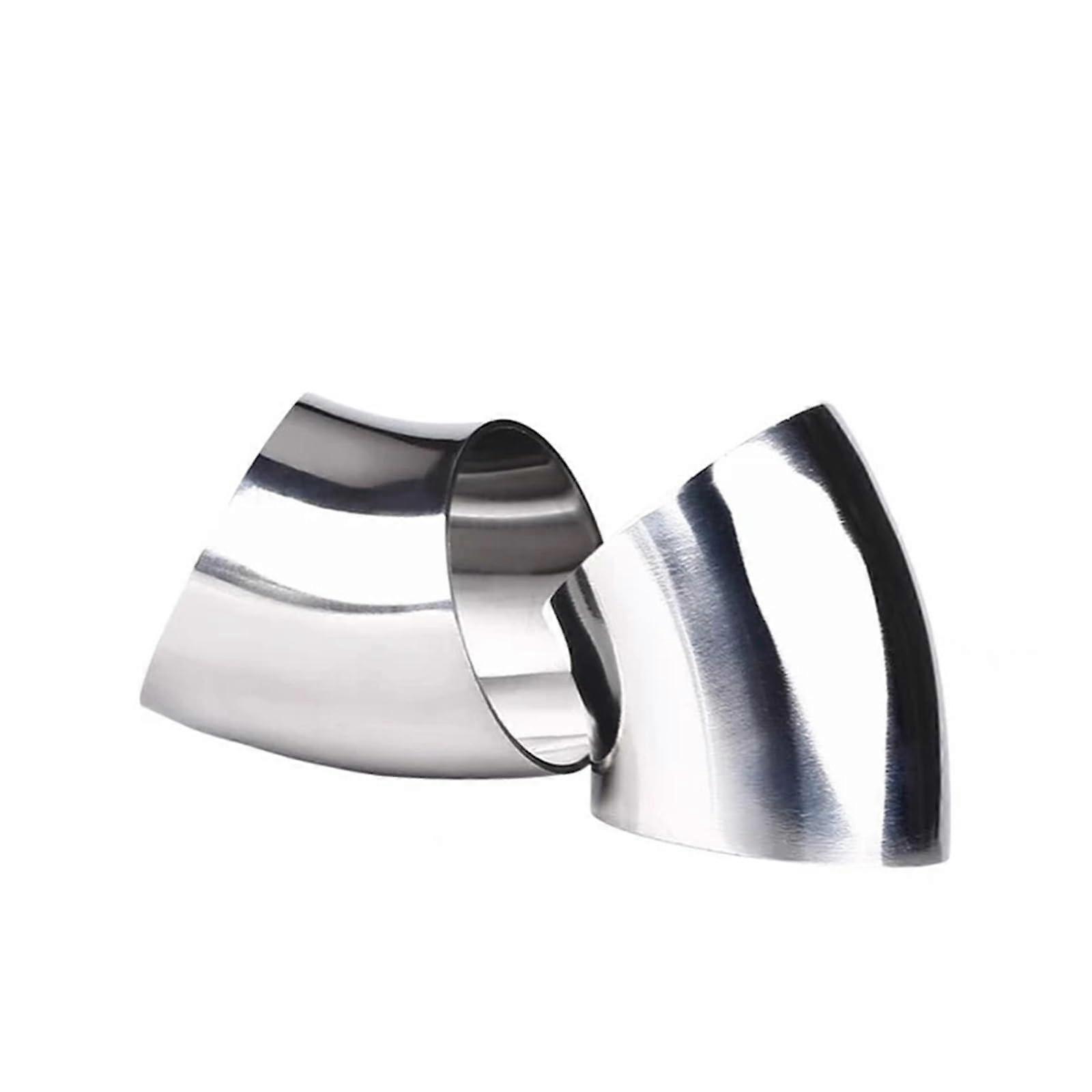SS304 Stainless Steel 45 Degree Elbow Pipe Fitting for Homebrew - 25mm OD, Available in 19mm to 102mm Sizes