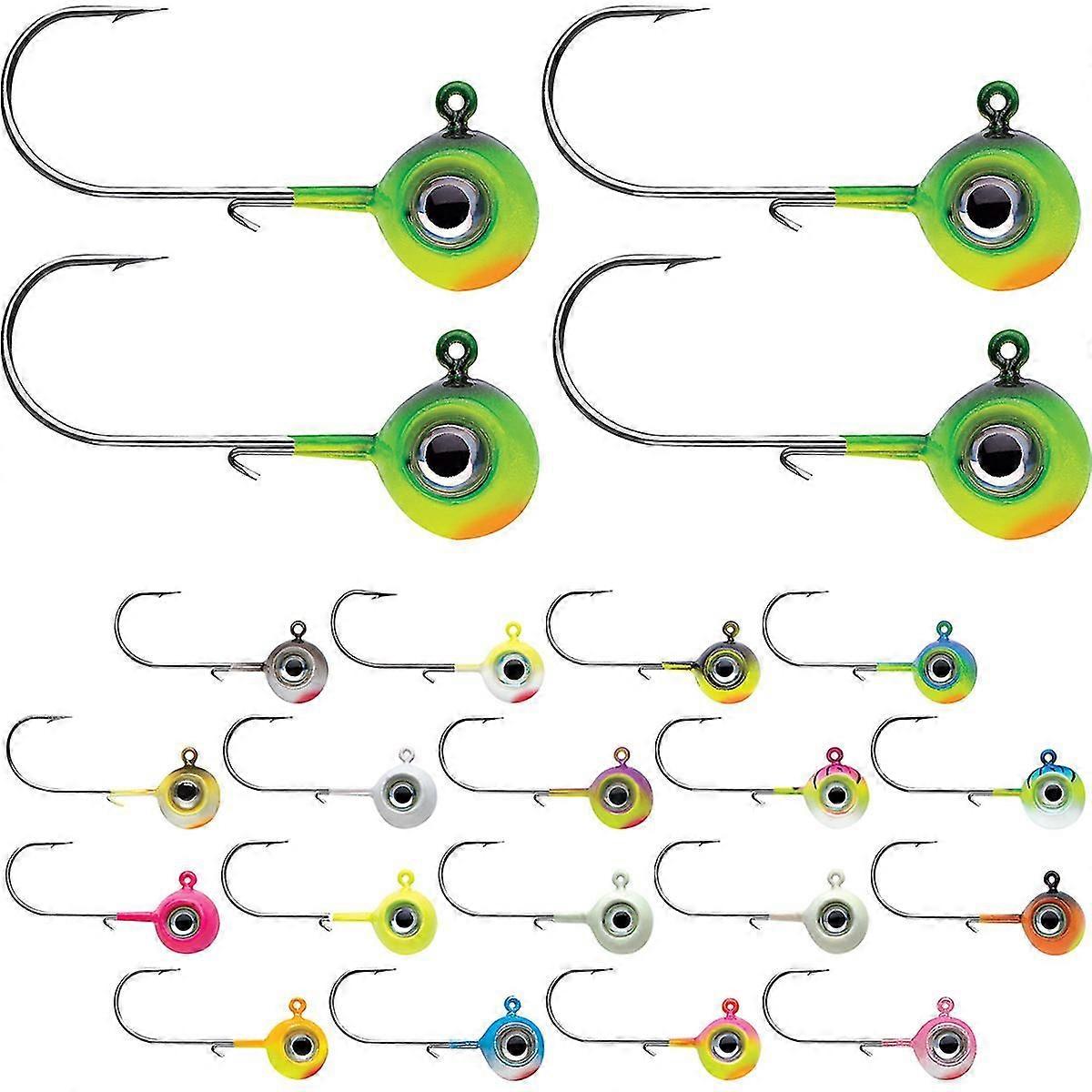 VMC 3/8 oz. Neon Moon Eye Jig - 4 Pack