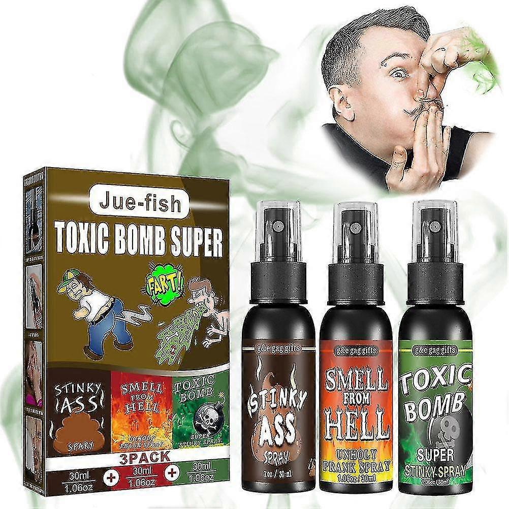 Fart Spray 30ml Stinky Prank Smelly Spray for Joke Party Favors, Gag Toy for Halloween April Fools Day Props