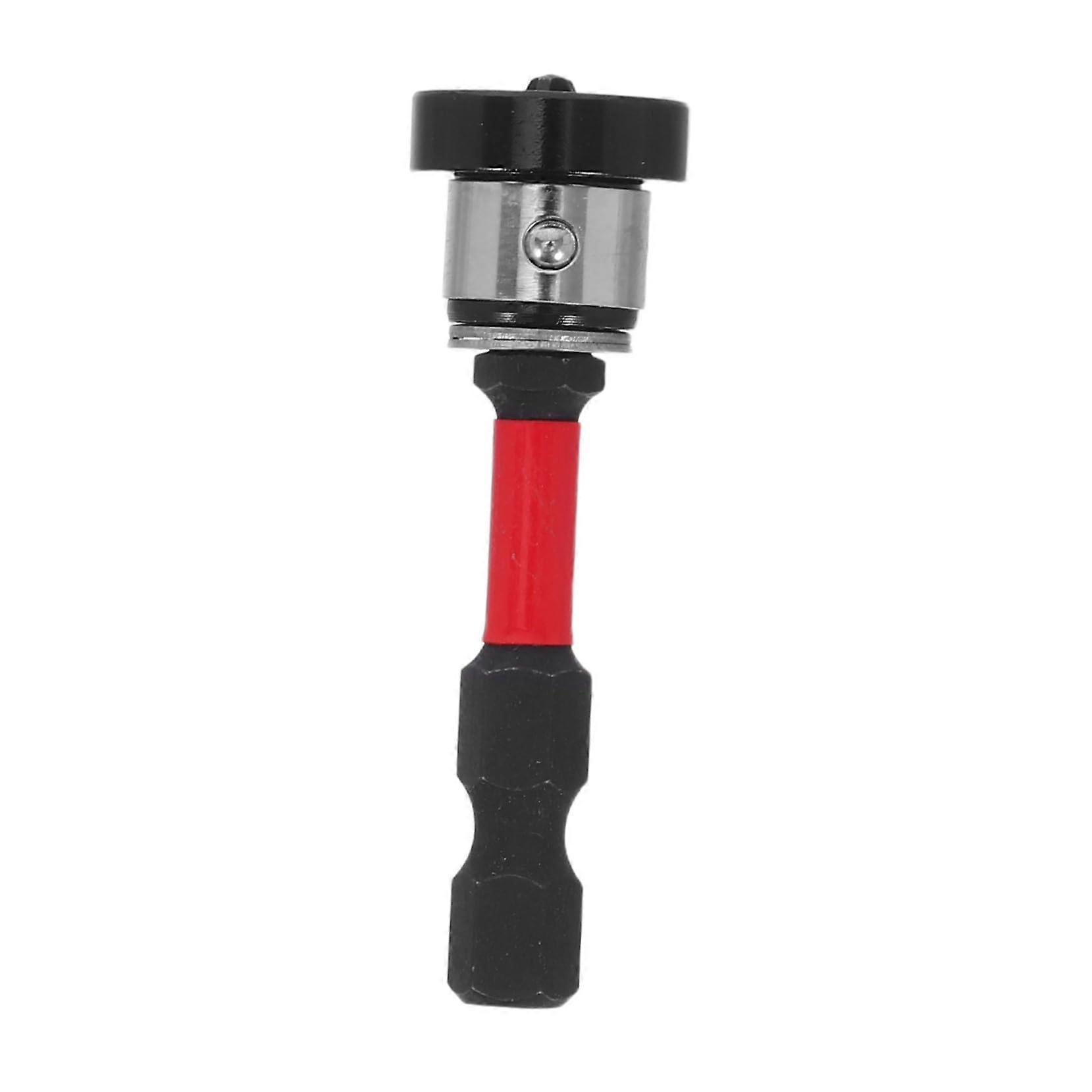 Adjustable Screwdriver Bit for Drywall with Precision Circular Positioning and Magnetic Holder for Manual Use