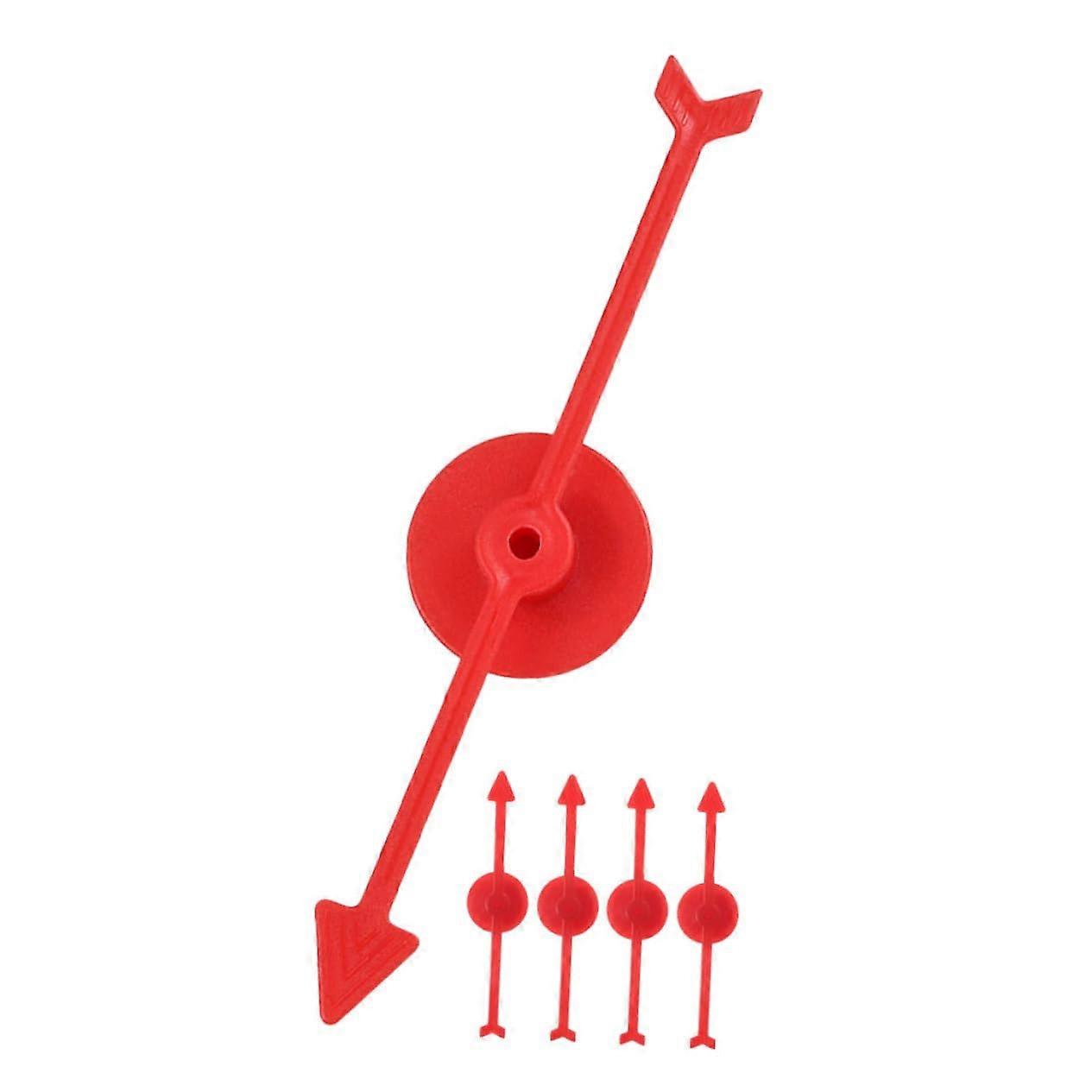 5-Piece Plastic Arrow Spinners for Board Games, Lightweight DIY Math Teaching Tools, Game Indicators for Parties and Events