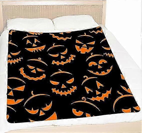 Halloween Decke Flanell gemtlich,Gruselige Flanell-berwurfdecke - 39 x 59 Zoll