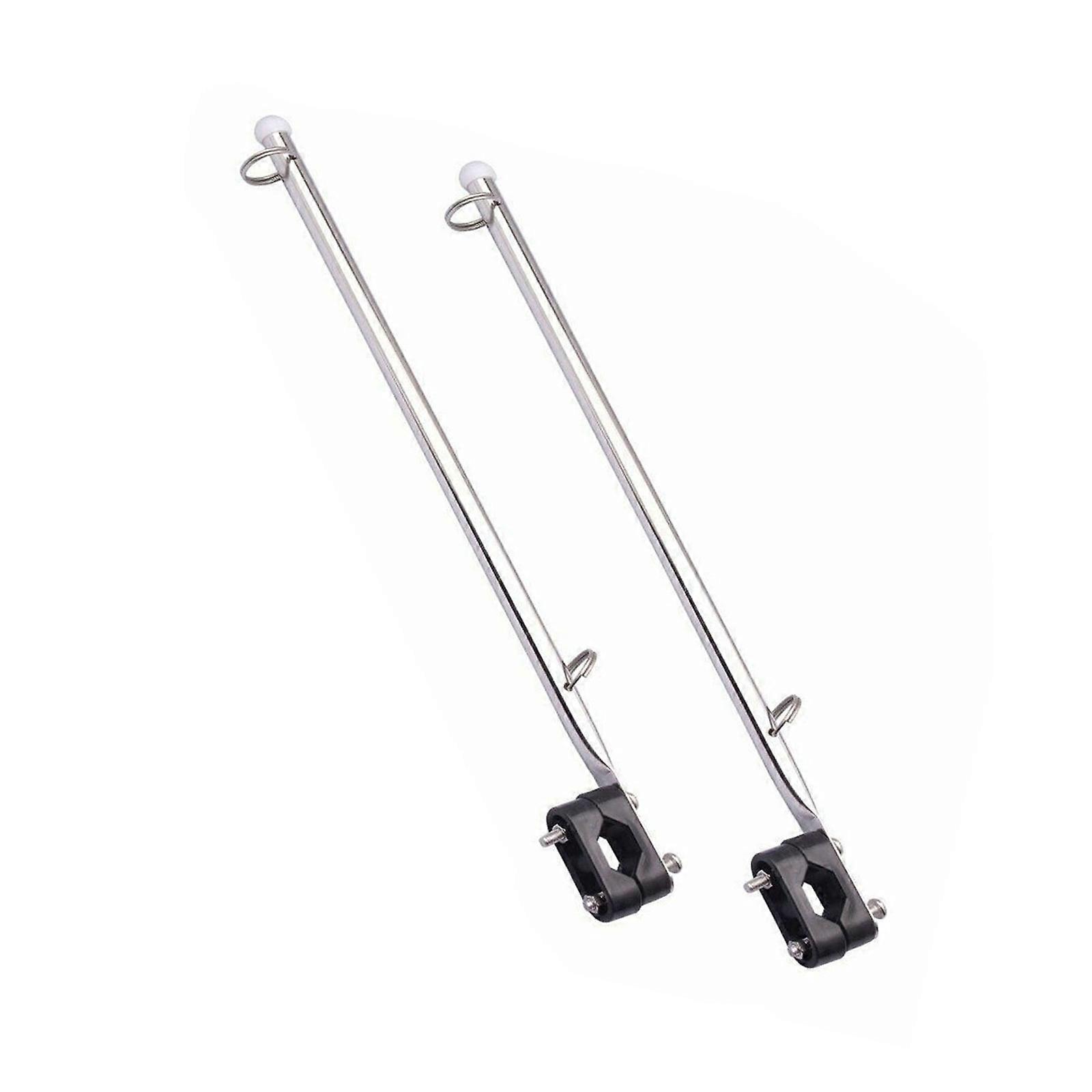 Watercraft Flag Staff Hardware Set Metal Cord Black Nylon Track For Boats Vessels Rust Proof Easy Assembly Mounting Set Multicolor