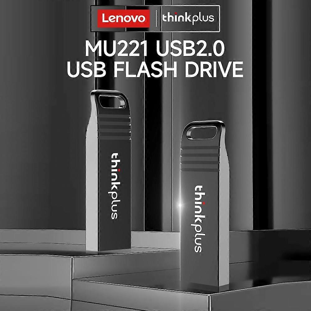 thinkplus MU221 64GB USB2.0 U Disk Portable Shockproof Metal USB Flash Drive Small Size Plug and Play Wide Compatibility