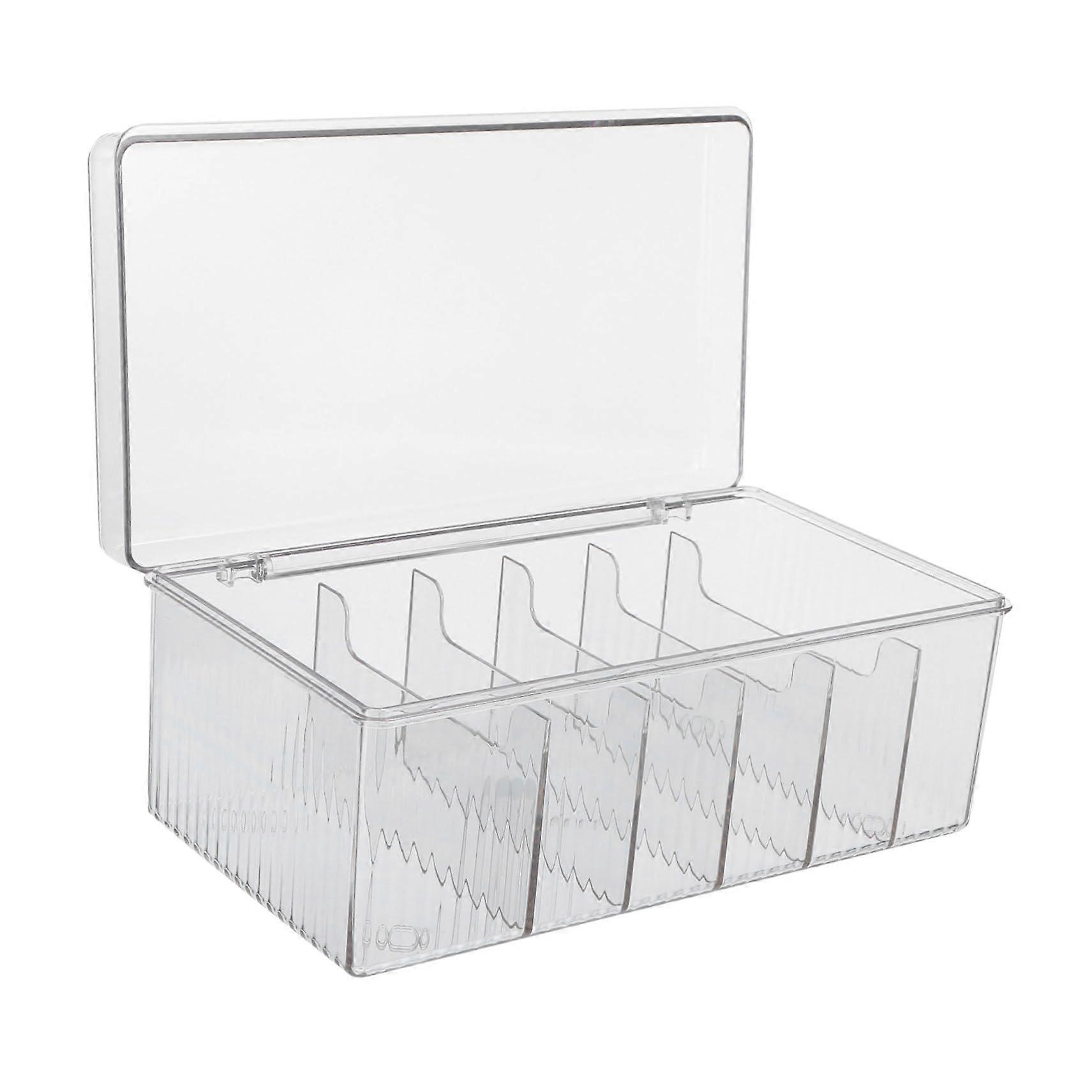 Lash Case Large Capacity Transparent With Dustproof Lid For False Eyelashes Makeup Vanities And Travel