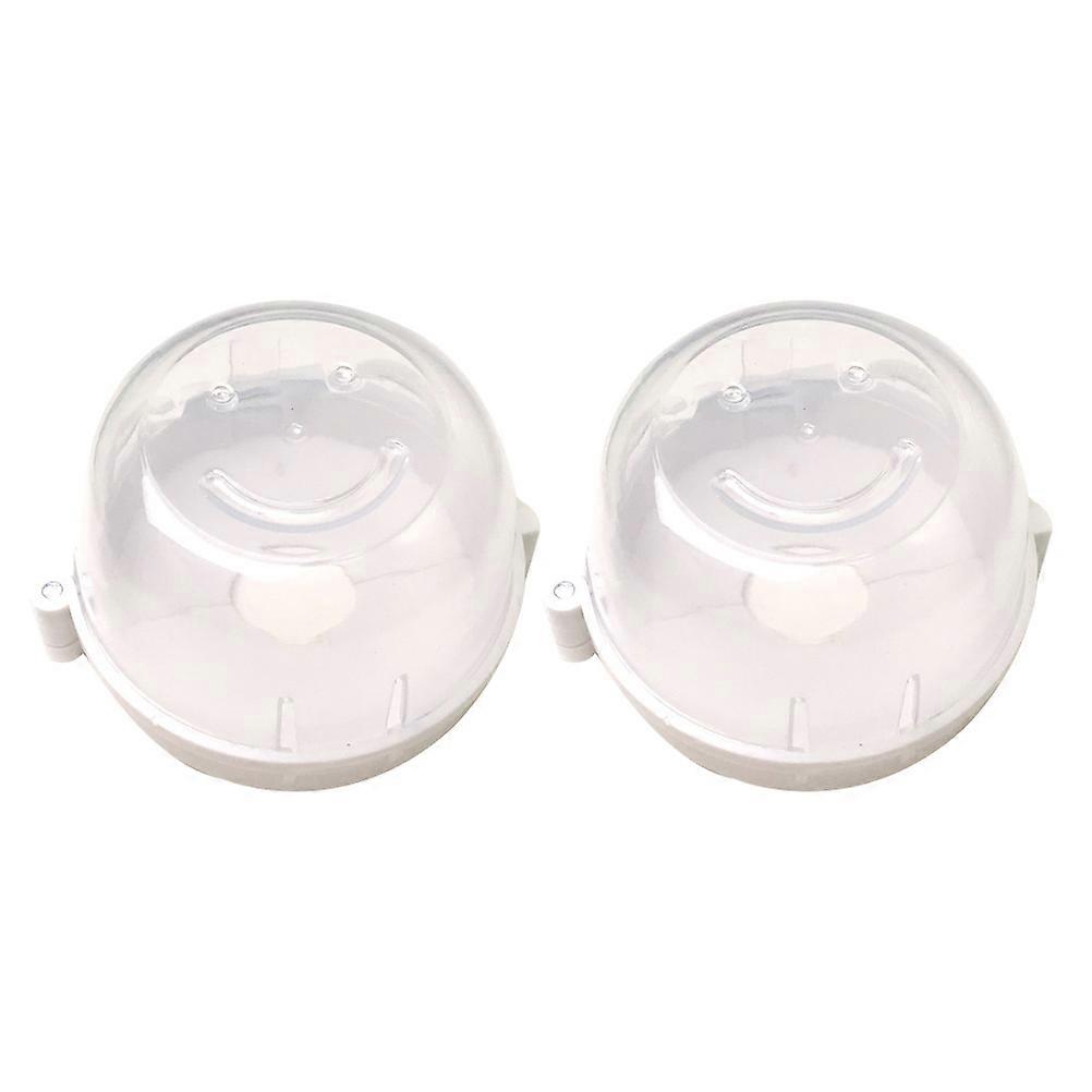 Gas Stove Knob Covers Clear Stove Protector for Home Safety Transparent Plastic Prevent Gas Leakage 2Pcs