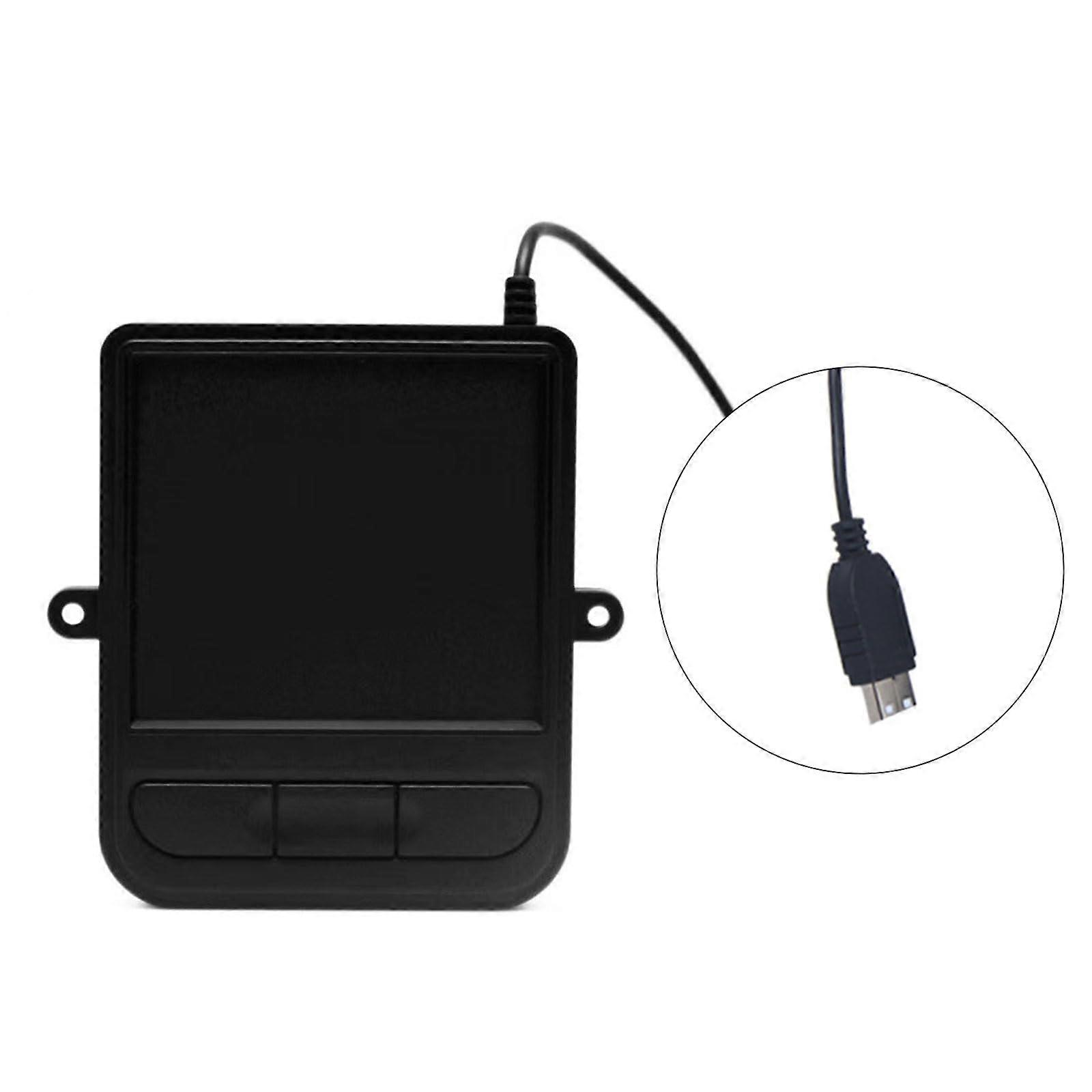 USB Touchpad With Trackball, Precision, Wired USB, Durable Aluminum Housing, Windows/Mac/Linux Compatible