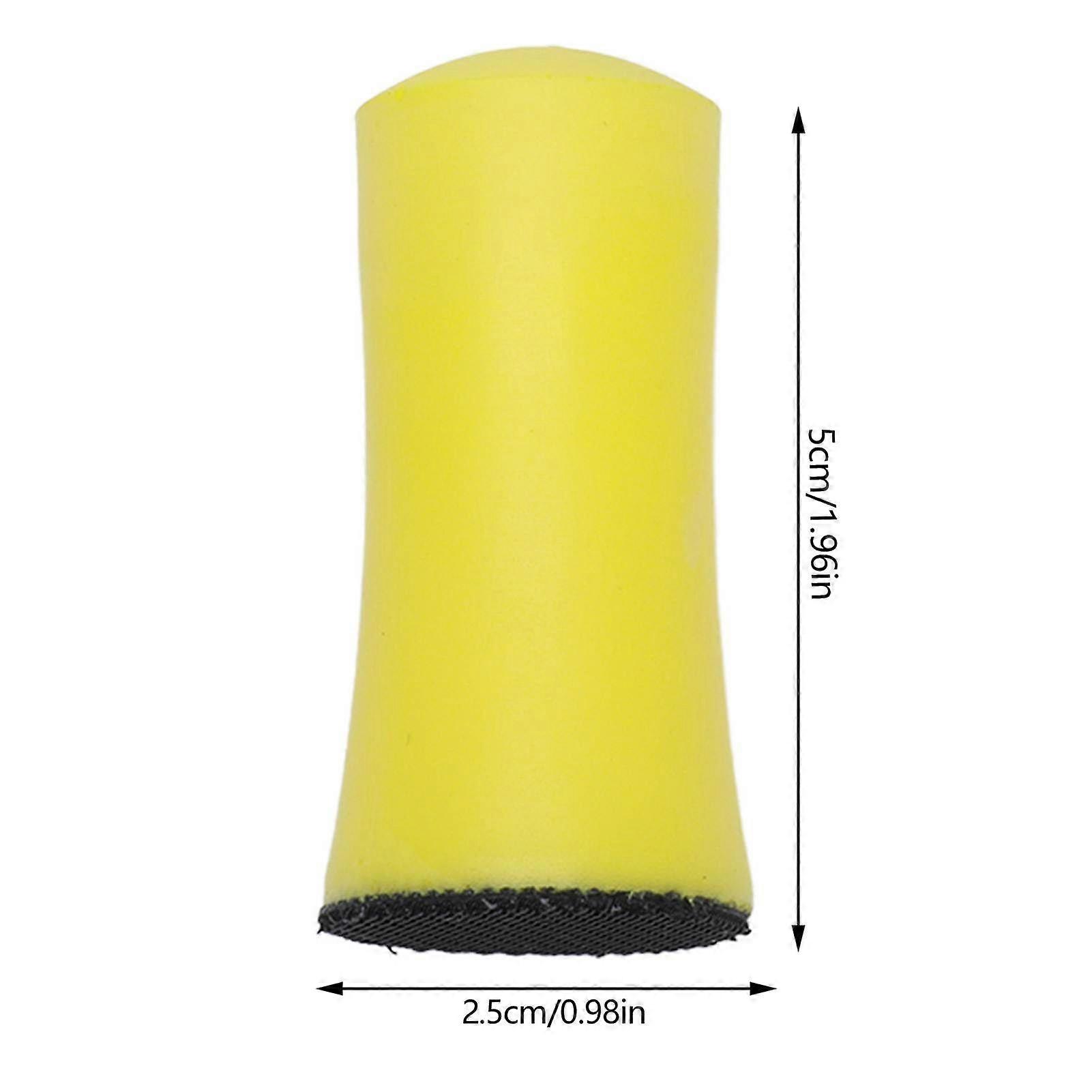 5Pcs Hand Sanding Block 1in Round Polishing Pad Tool Set Kit for Car Beauty Cleaning