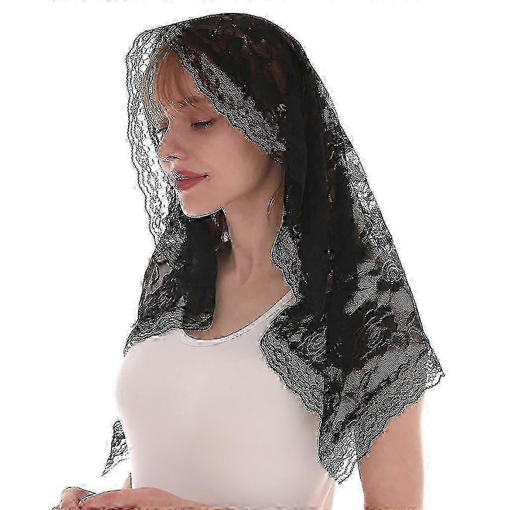 Lace Mantilla Catholic Veil Soft And Comfortable Spanish Style Lace...