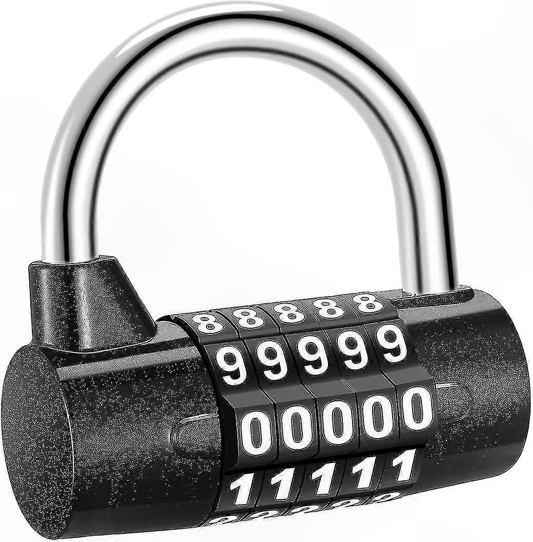 Weatherproof Zinc Alloy Padlock with 5-Digit Resettable Code