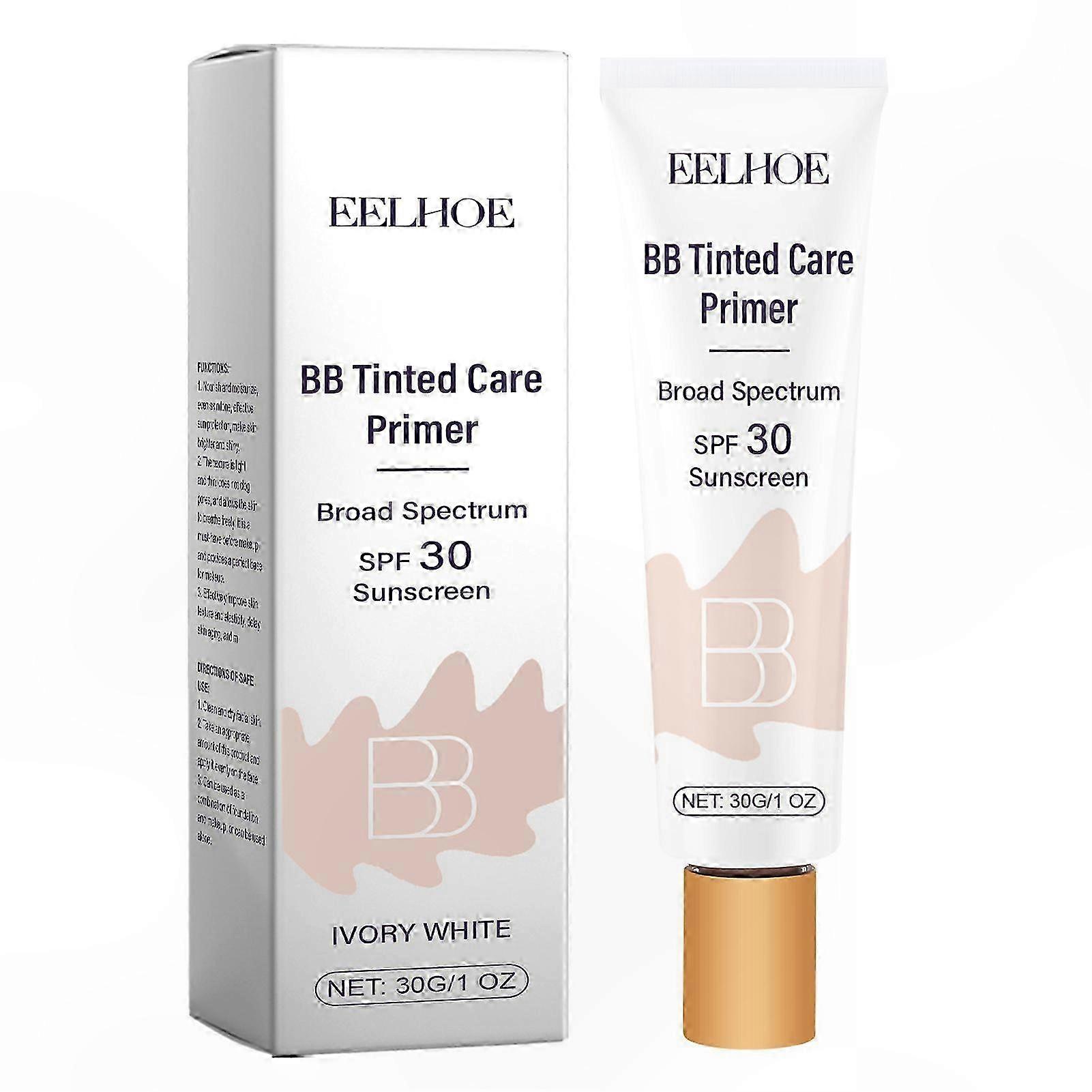 Tinted Moisturizer with SPF 30 Sunscreen for Women - Lightweight Sheer Coverage & Long-Lasting Priming Effect