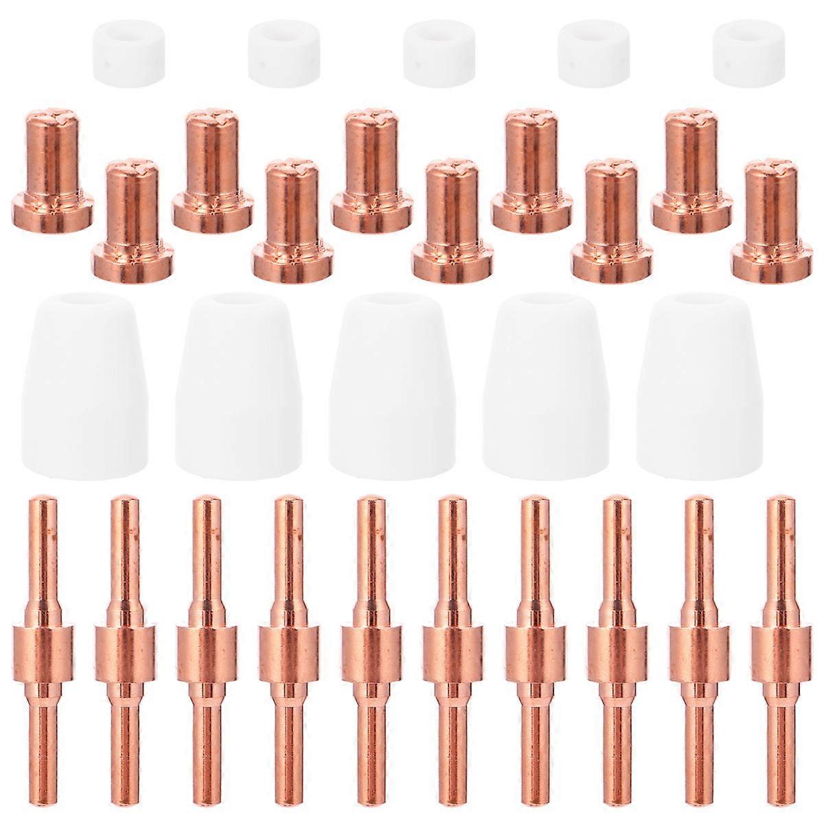 Plasma Cutter Consumable with Copper Material for Easy Installation and 30pcs 40A
