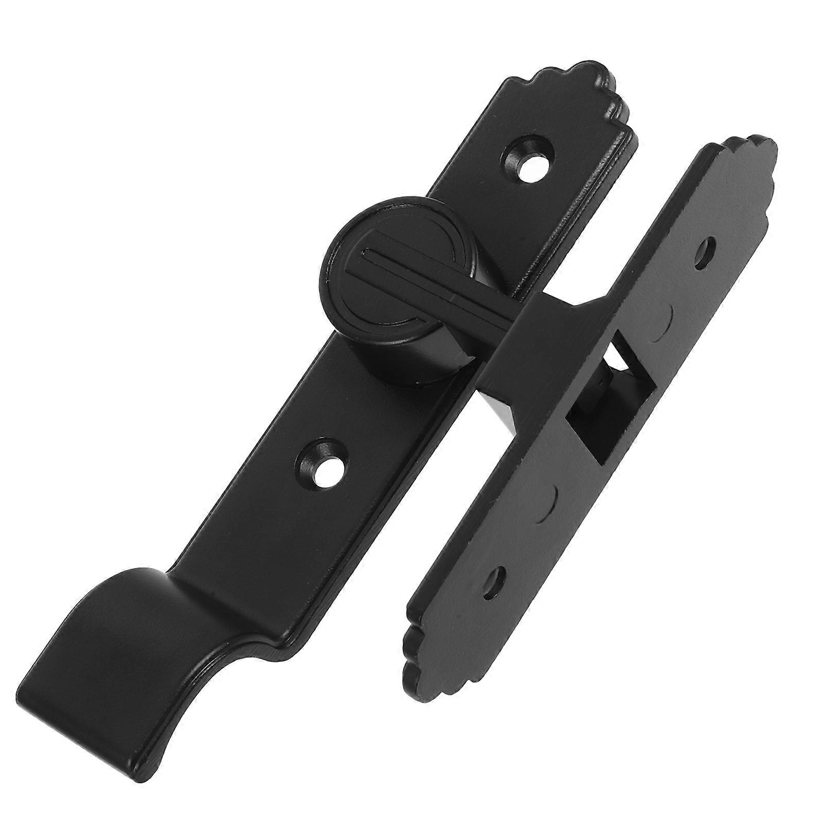 MLINS Heavy Duty Door Latch Hardware for Cabinet Furniture Wardrobe Fence 1 Set Includes Flip Lock and Latch