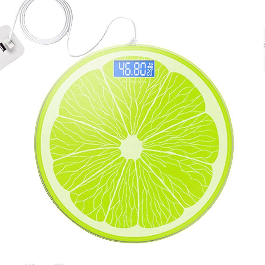 Green Tempered Glass Digital Weight Scale with Technology and Auto Shut Off 0.6cm