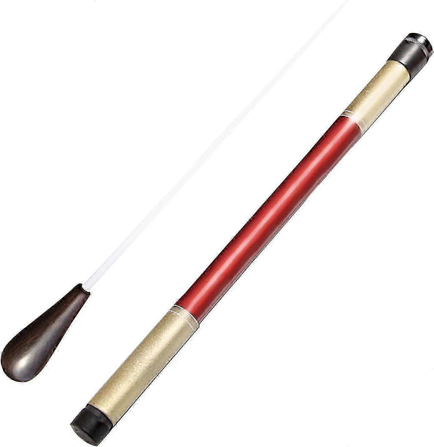 Music Band Conducting Baton Orchestra Baton Black Walnut Handle Baton con custodia a tubo (manico in noce nero)