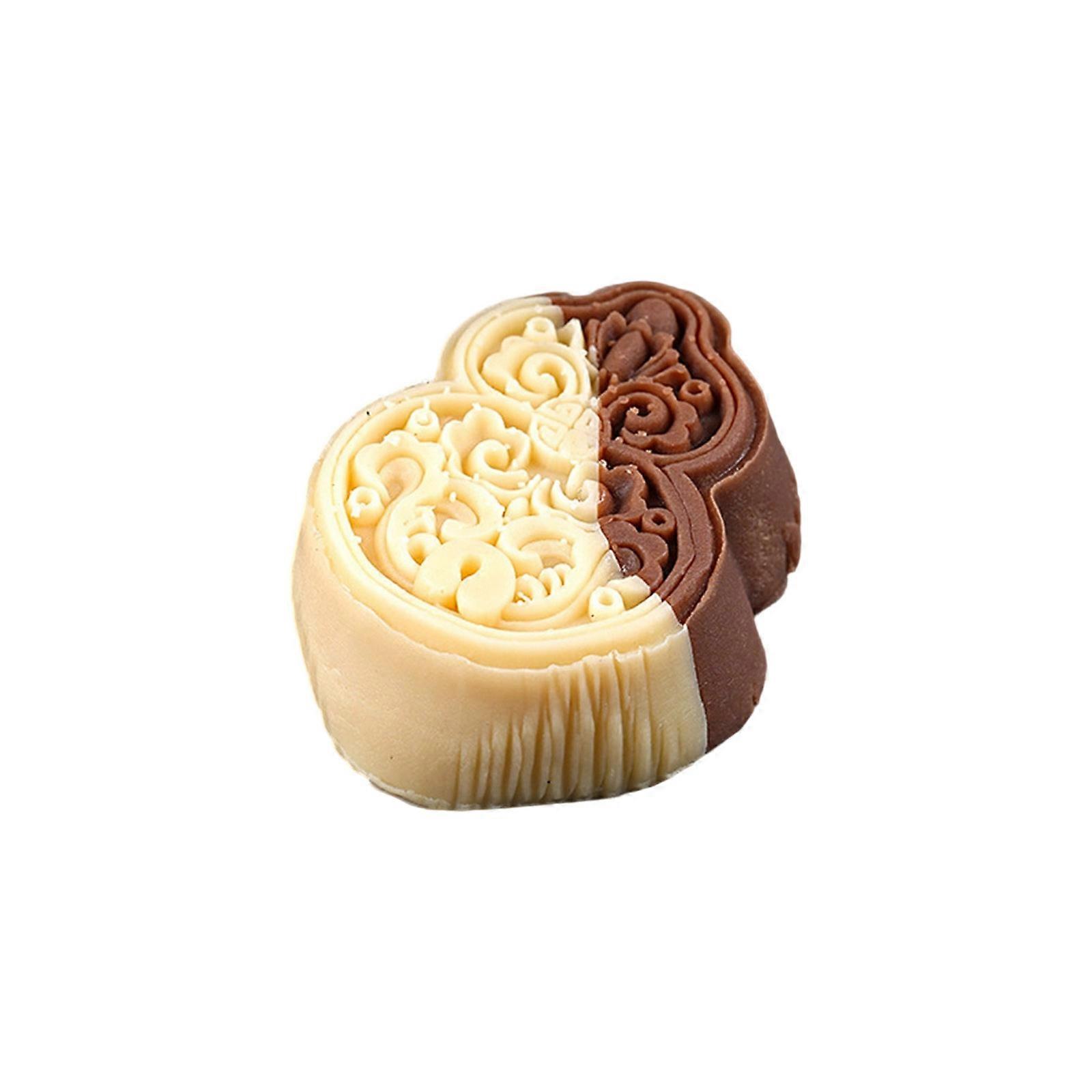 Realistic Mooncakes Display Props Portable And Durable Simulation Food Tool For Seasonal Decorations And Exhibition Multicolor