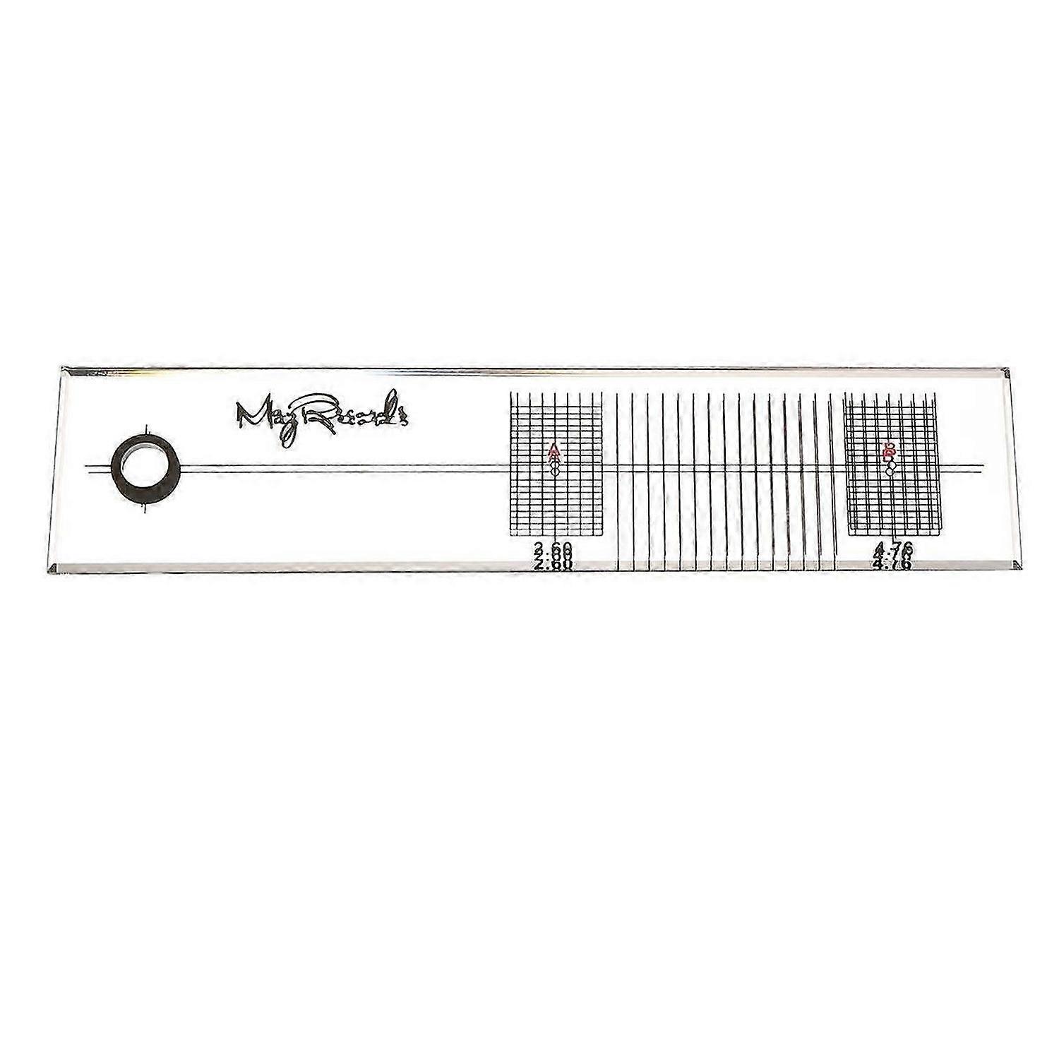 LP Vinyl Stylus Azimuth Compensation Angle/Calibration Gauge Adjustment Ruler for Phonograph
