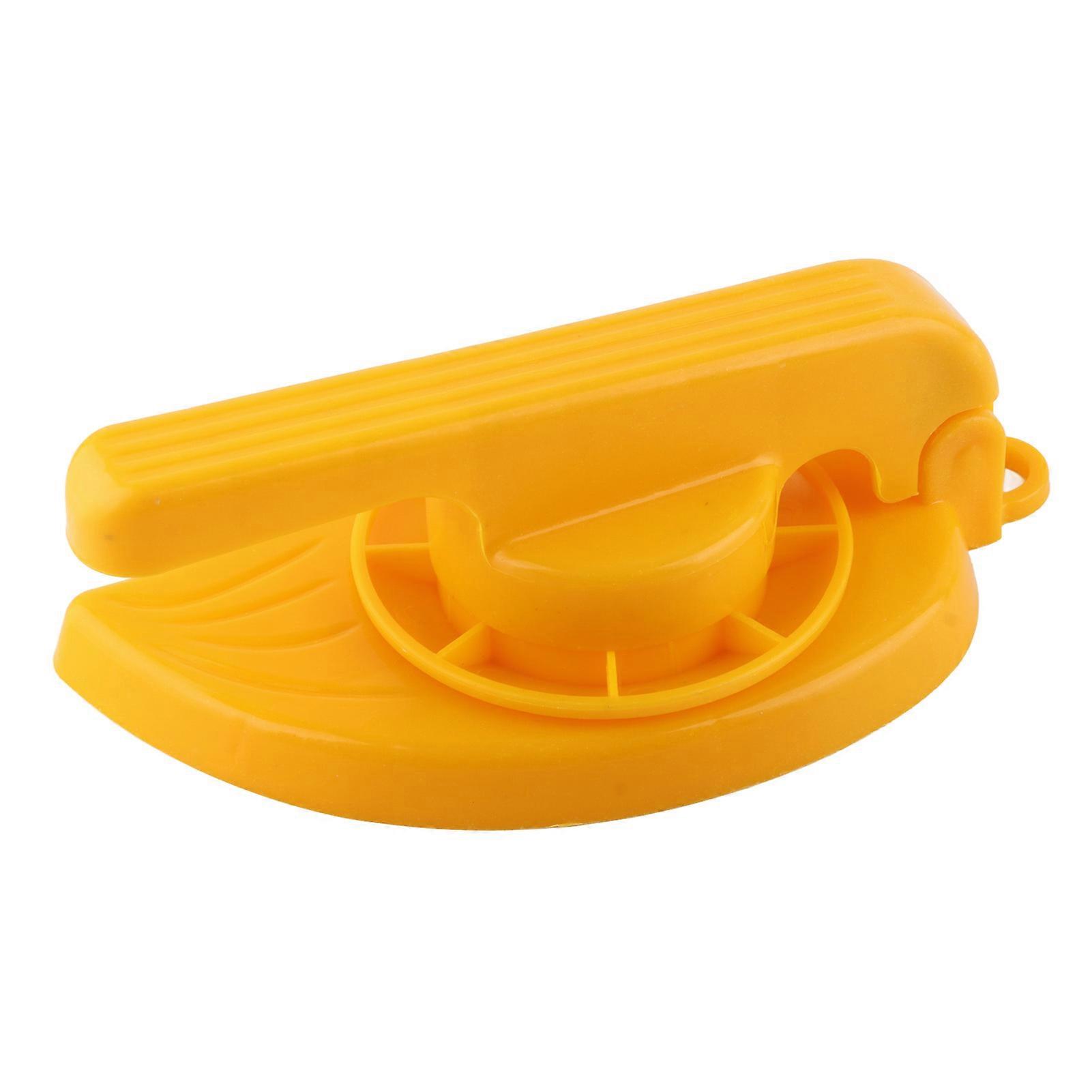 Yellow Plastic Dumpling Skin Maker Press Mold Kitchen Tool 200g