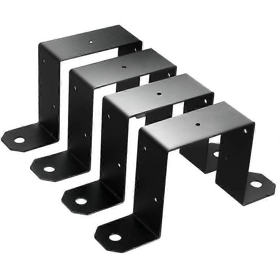 Strap Post Ties for Deck Fence 4pcs U Bracket