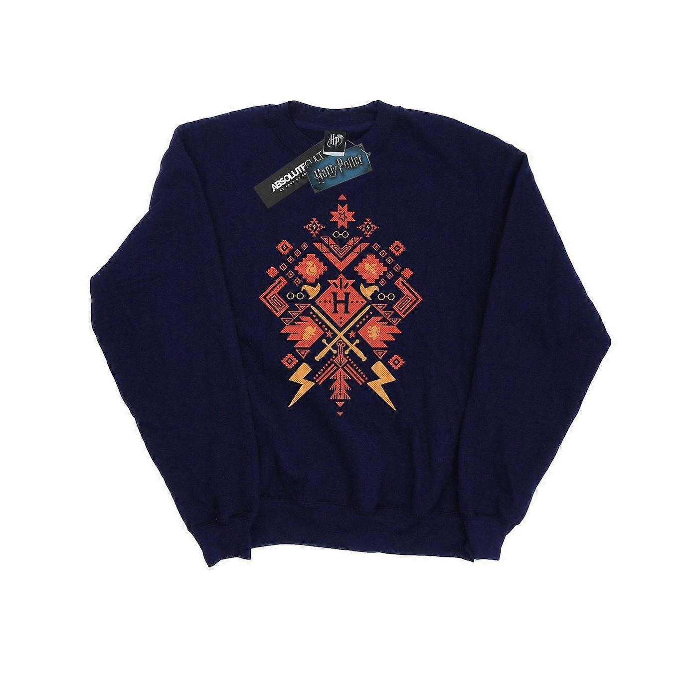 Harry Potter Dames/Dames Kerst Fair Isle Sweatshirt