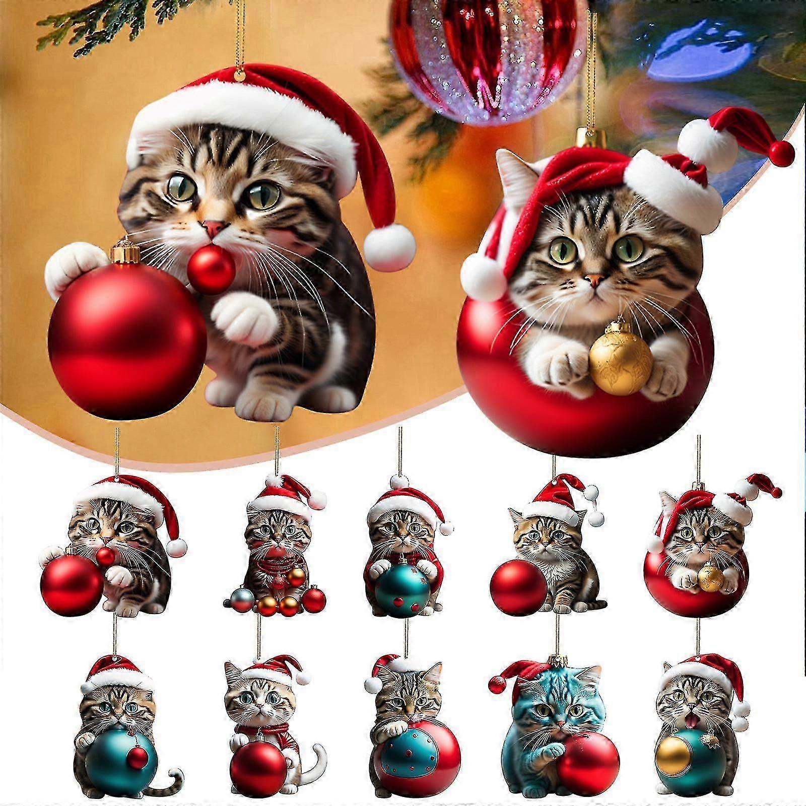 Cartoon Cute Cat Ornaments Hanging Decoration Gift Pendant Party Supplies