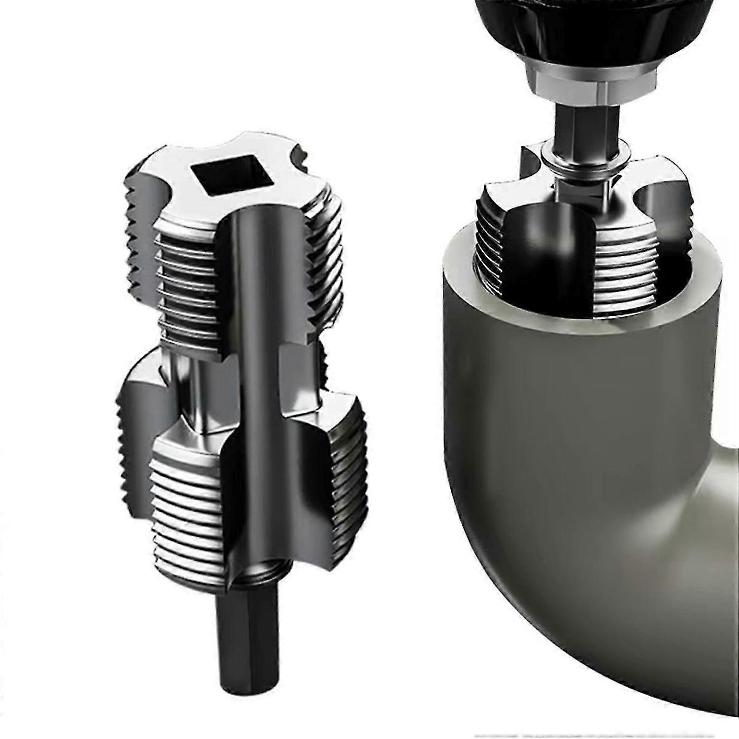 4-Point 6-Point Water Pipe Inner Hole Opener Electric Drill Hexagonal Universal Water Pipe Tapping H