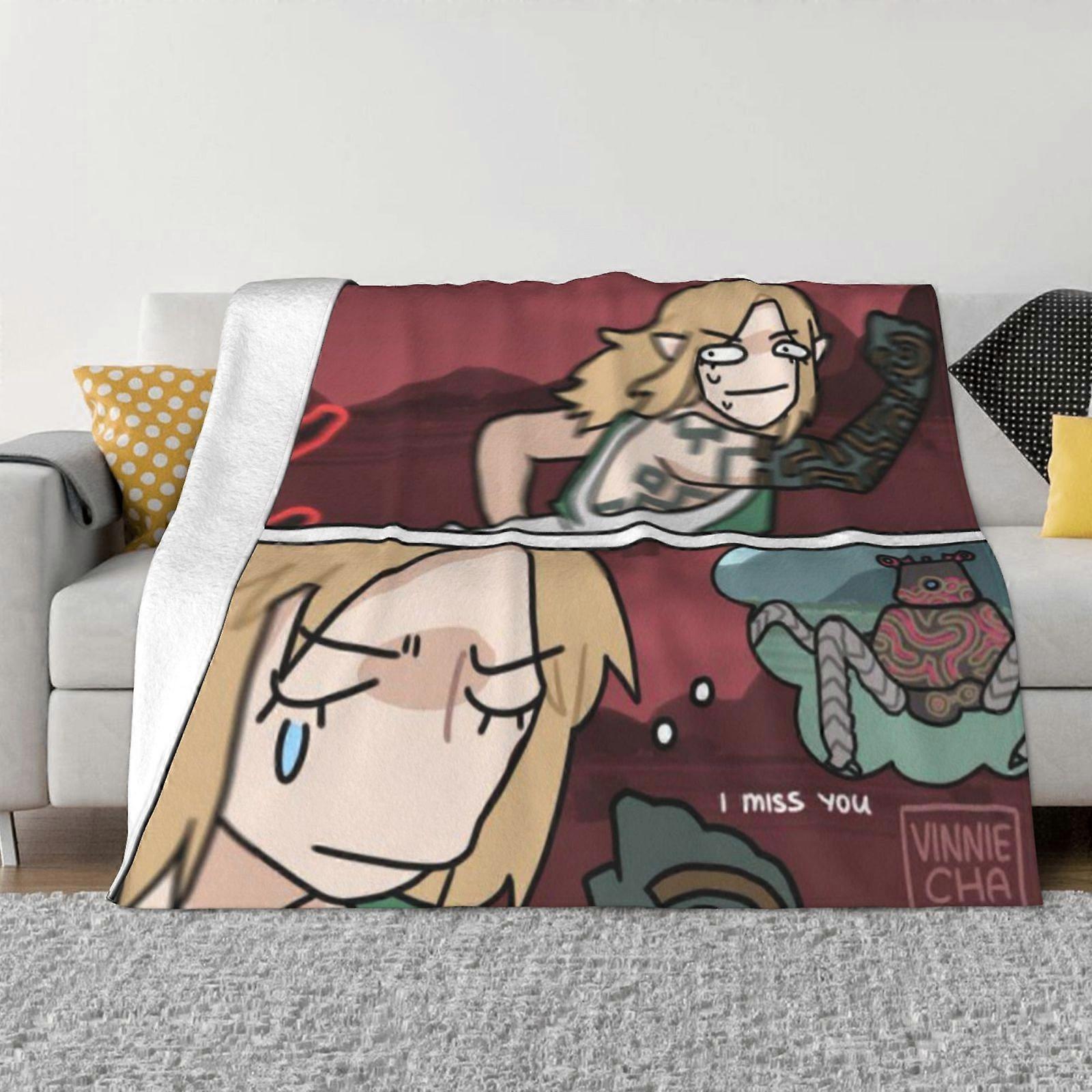 n1381 The Legend of Zelda Blanket Super Soft  Throw Blanket ,Warm Lightweight Plush Blankets ju1381