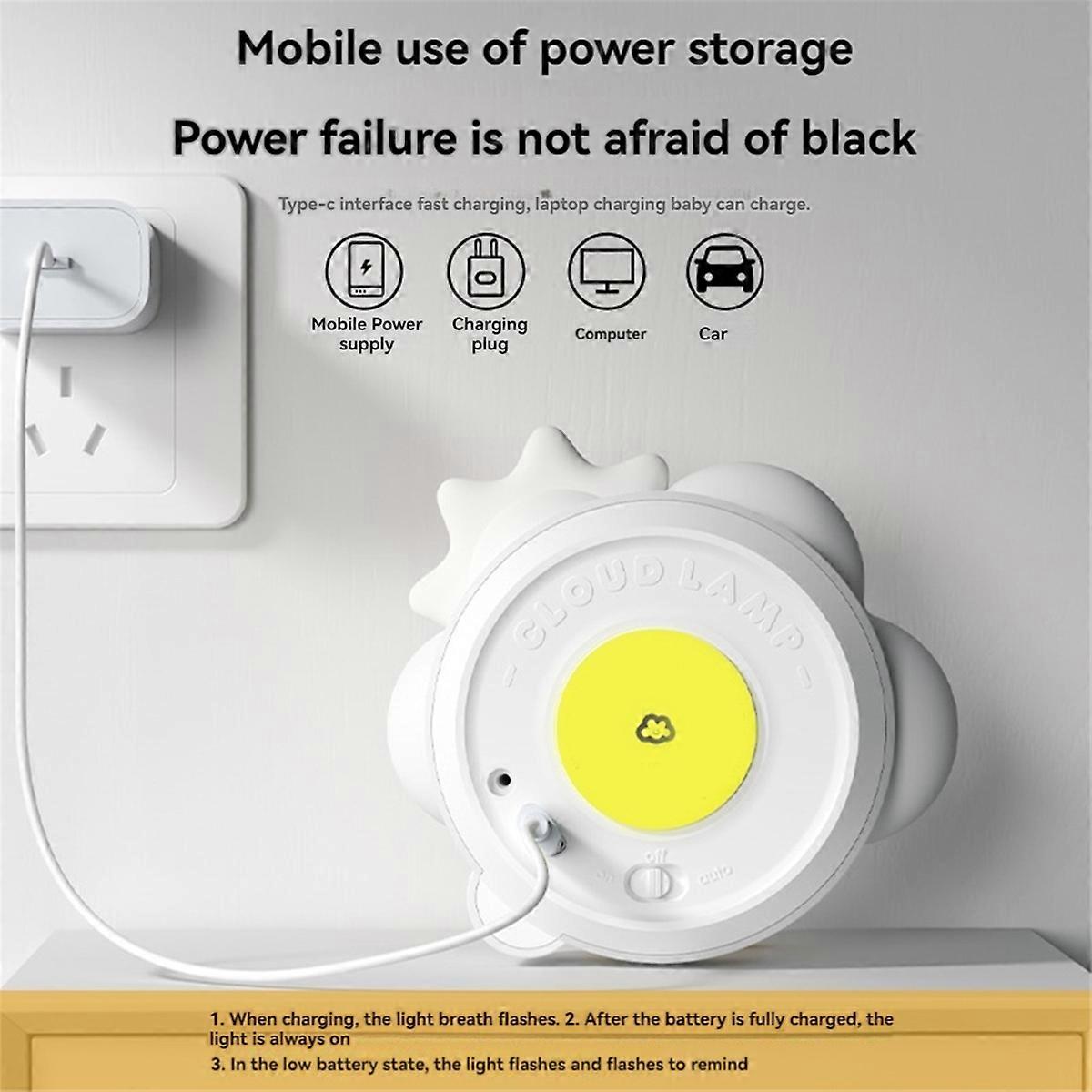 Induction Wall Lamp with Magnetic Suction Fixed Charging Soft Light