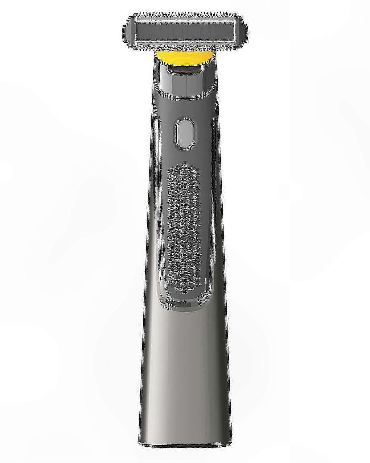 Rechargeable Electric Razor with Precision Trimmer, Waterproof Design, 3 Comb Attachments, and USB Charging Capability