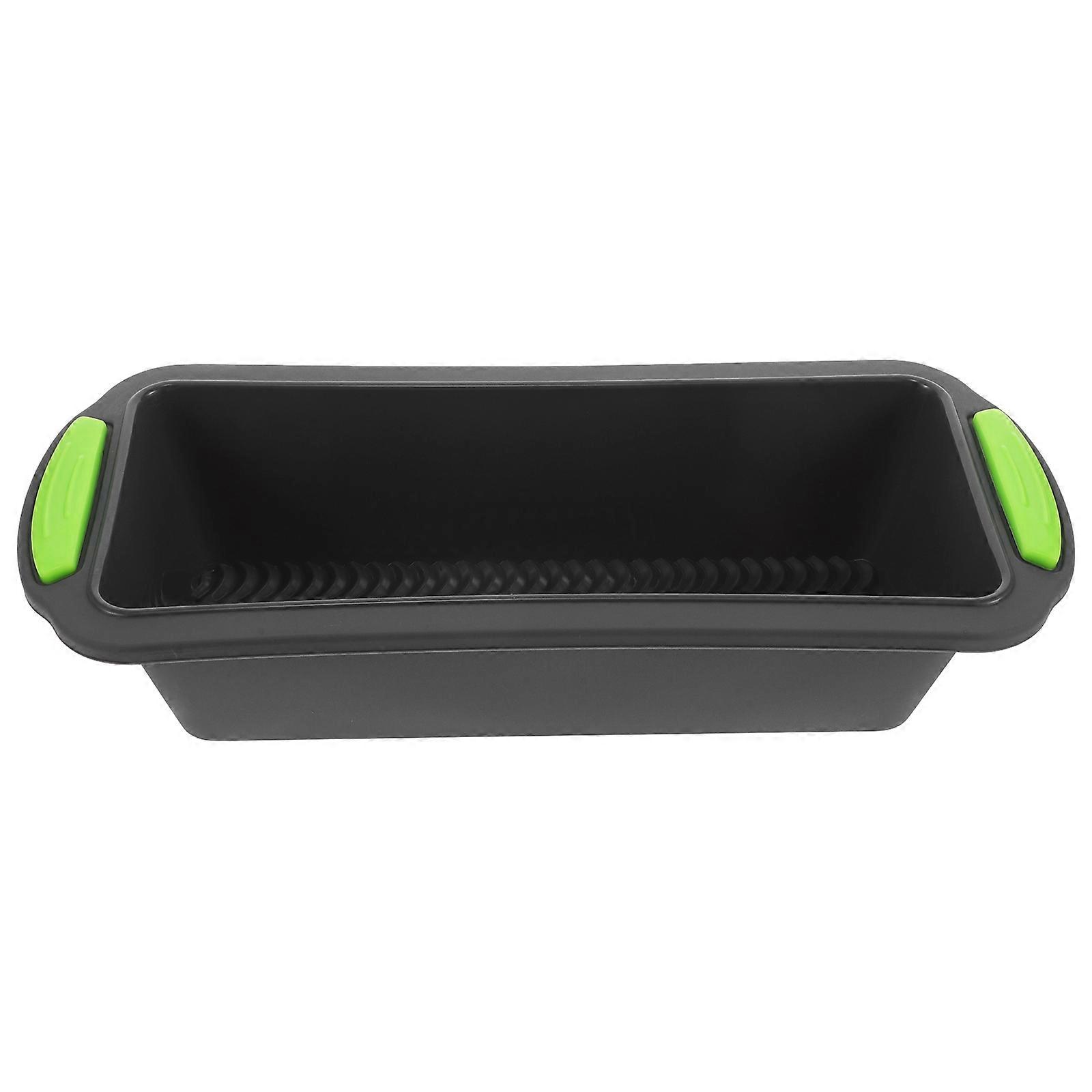 Silicone Bread Loaf Pan for Baking 4Pcs Reusable Nonstick Mold Black