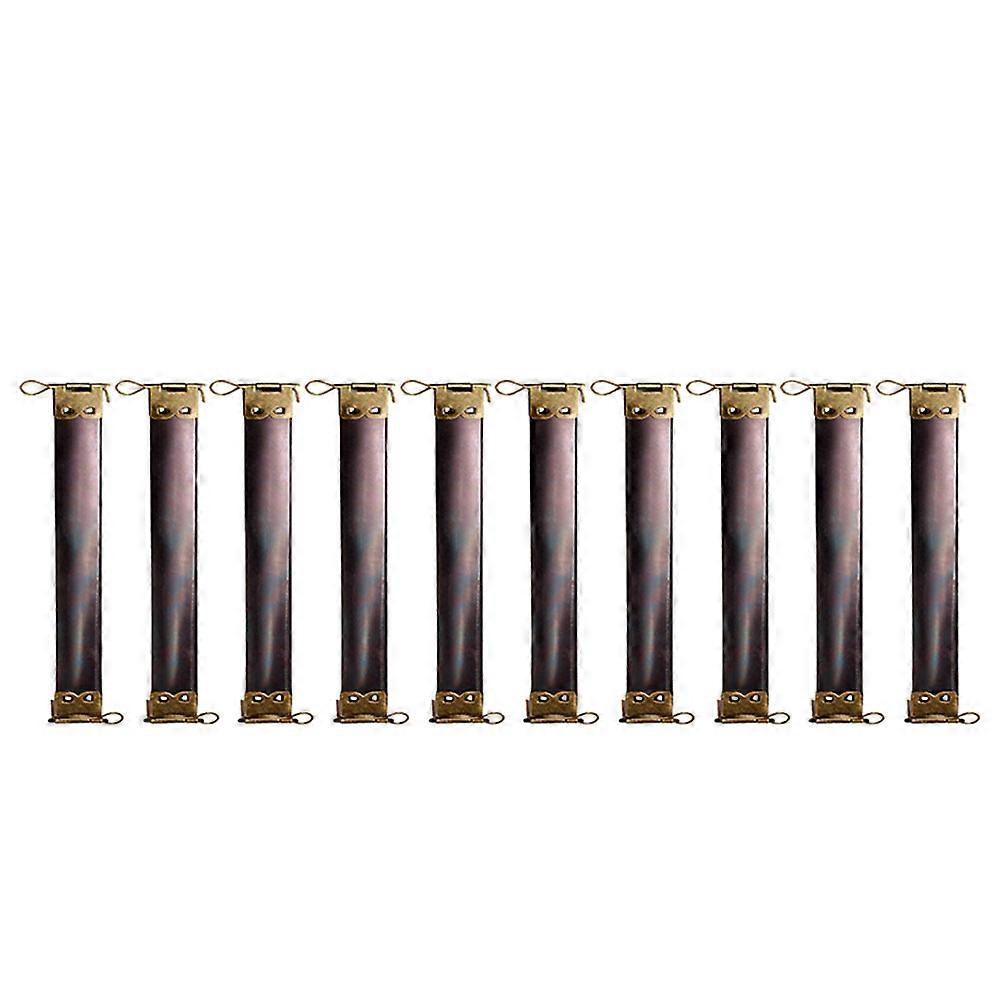 Golden Metal Internal Flex Frames for DIY Handbag Hinges 10Pcs Set