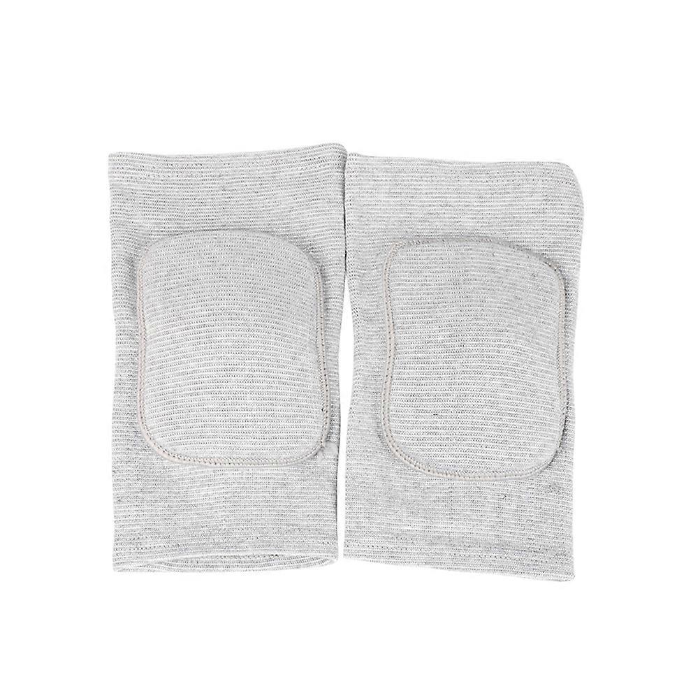 Exercise Pads Knee for Sport 2Pcs Sponge Knee Pads Grey Color