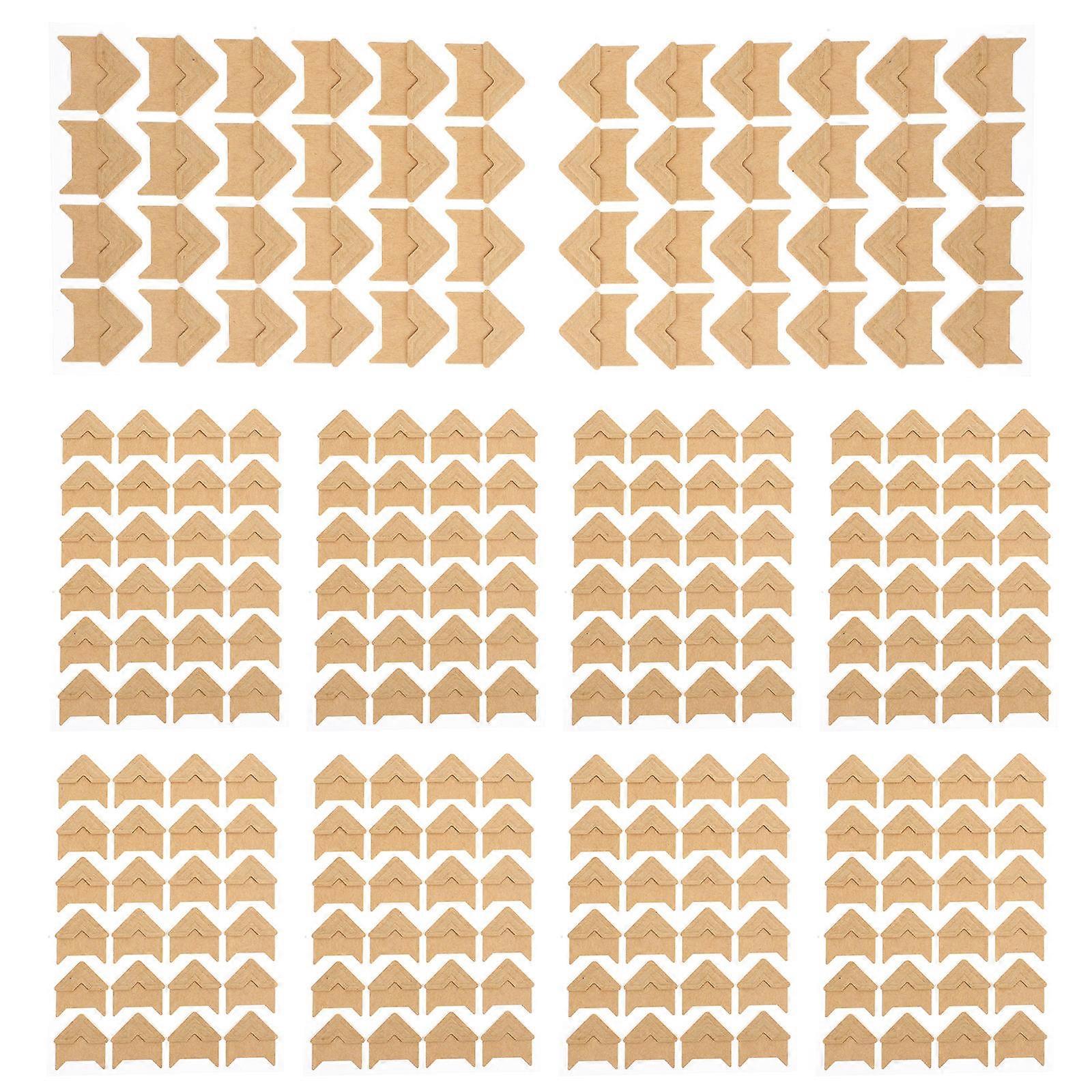 Self Adhesive Photo Corners Paper for Journaling 30 Sheets Supply